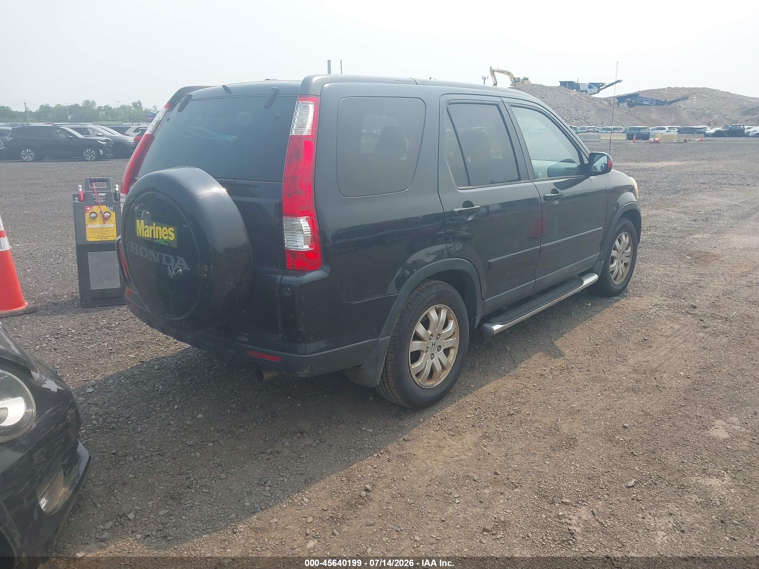 2006 Honda Cr-v Se Black vin: SHSRD78906U417628