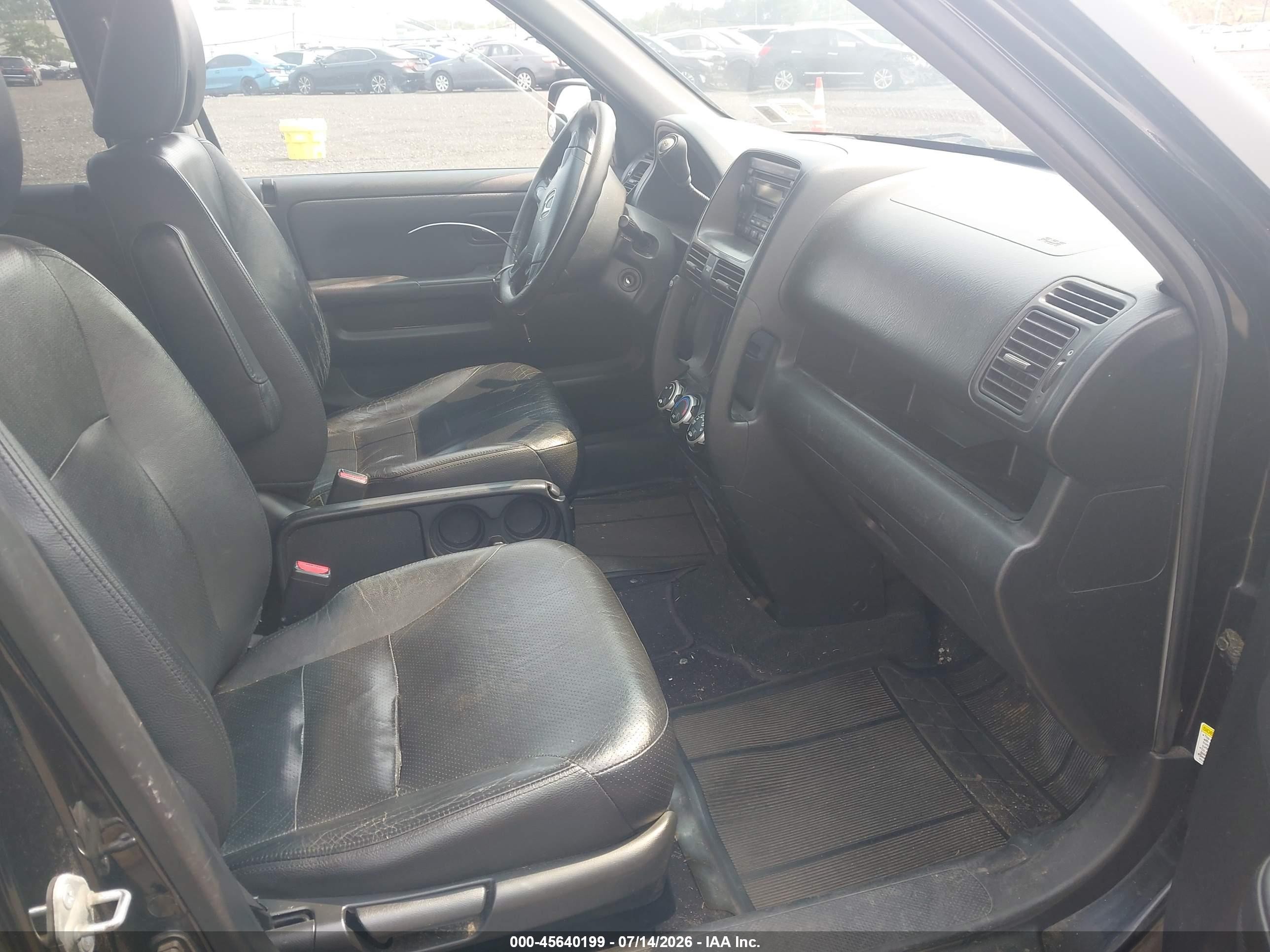 2006 Honda Cr-v Se Black vin: SHSRD78906U417628