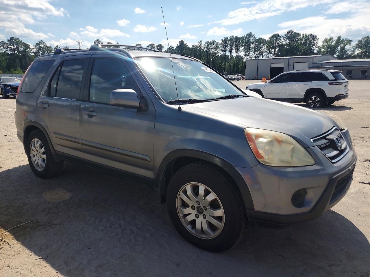 2006 Honda Cr-v Se Blue vin: SHSRD78906U418634