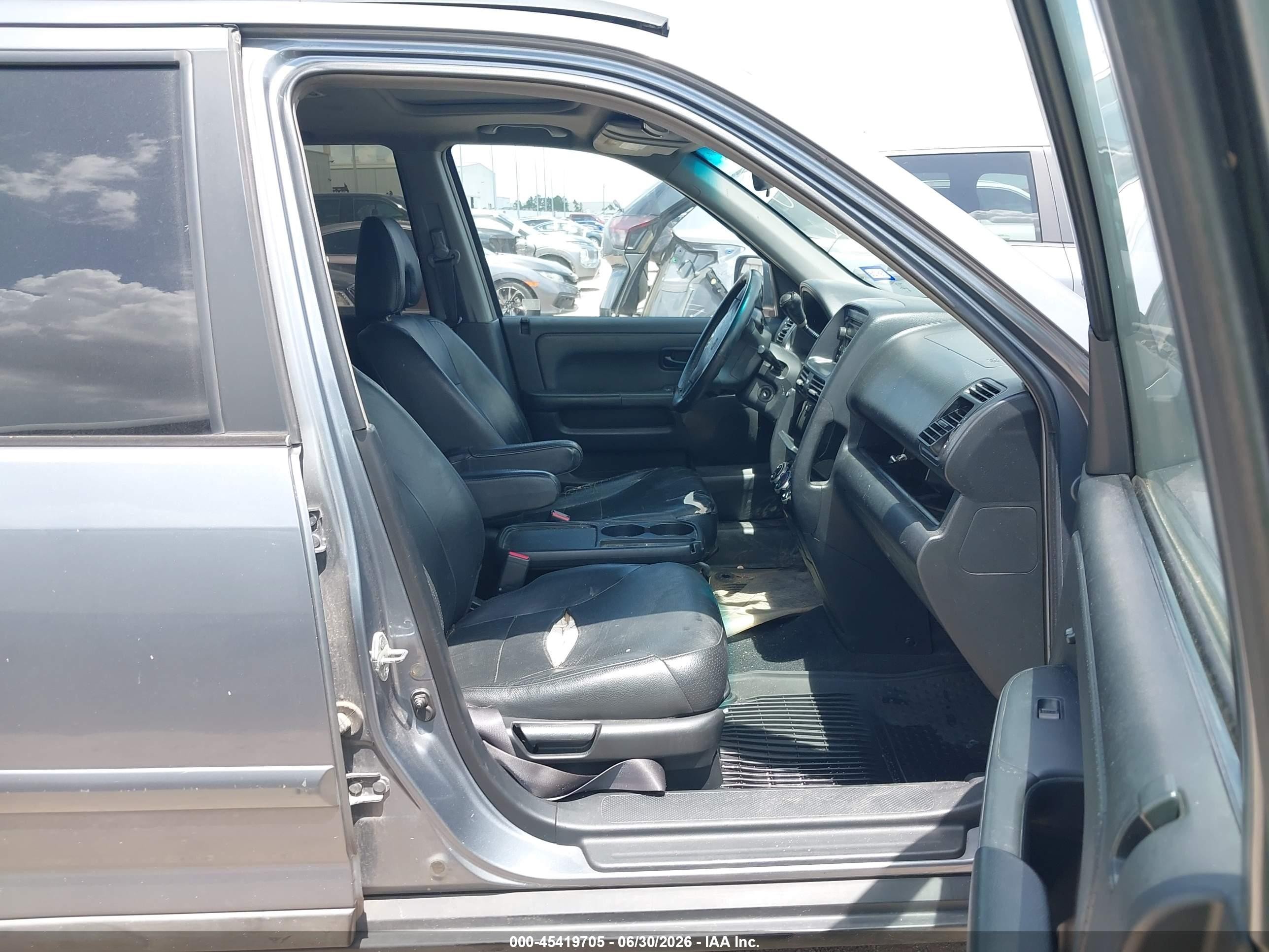 2006 Honda Cr-v Se Gray vin: SHSRD78906U439290