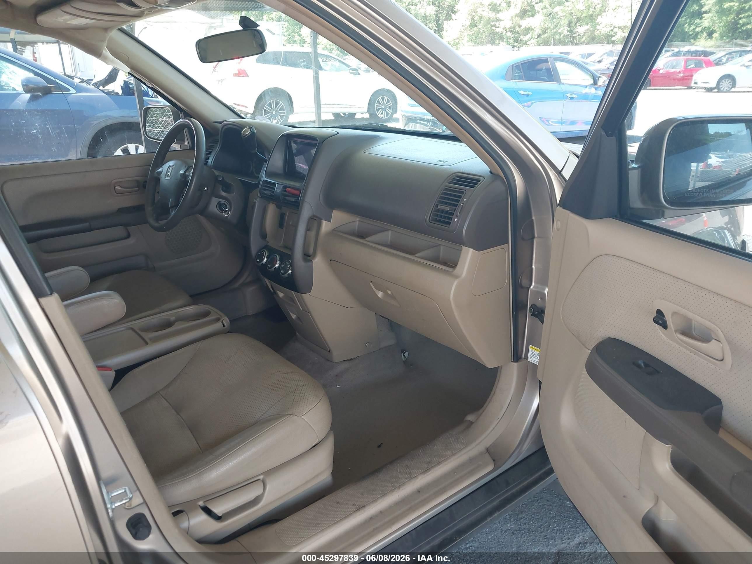 2005 Honda Cr-v Se Beige vin: SHSRD78915U323174