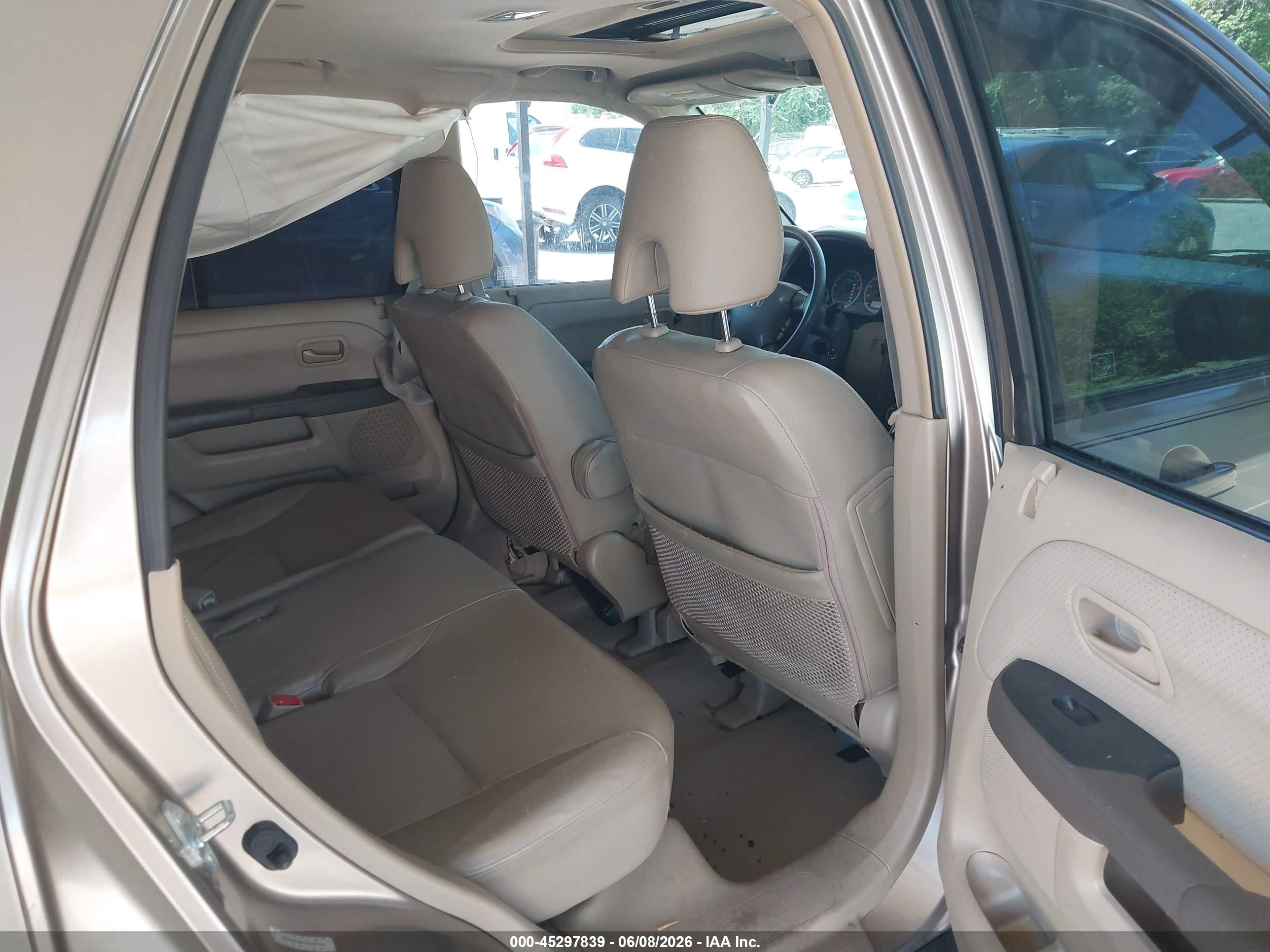 2005 Honda Cr-v Se Beige vin: SHSRD78915U323174
