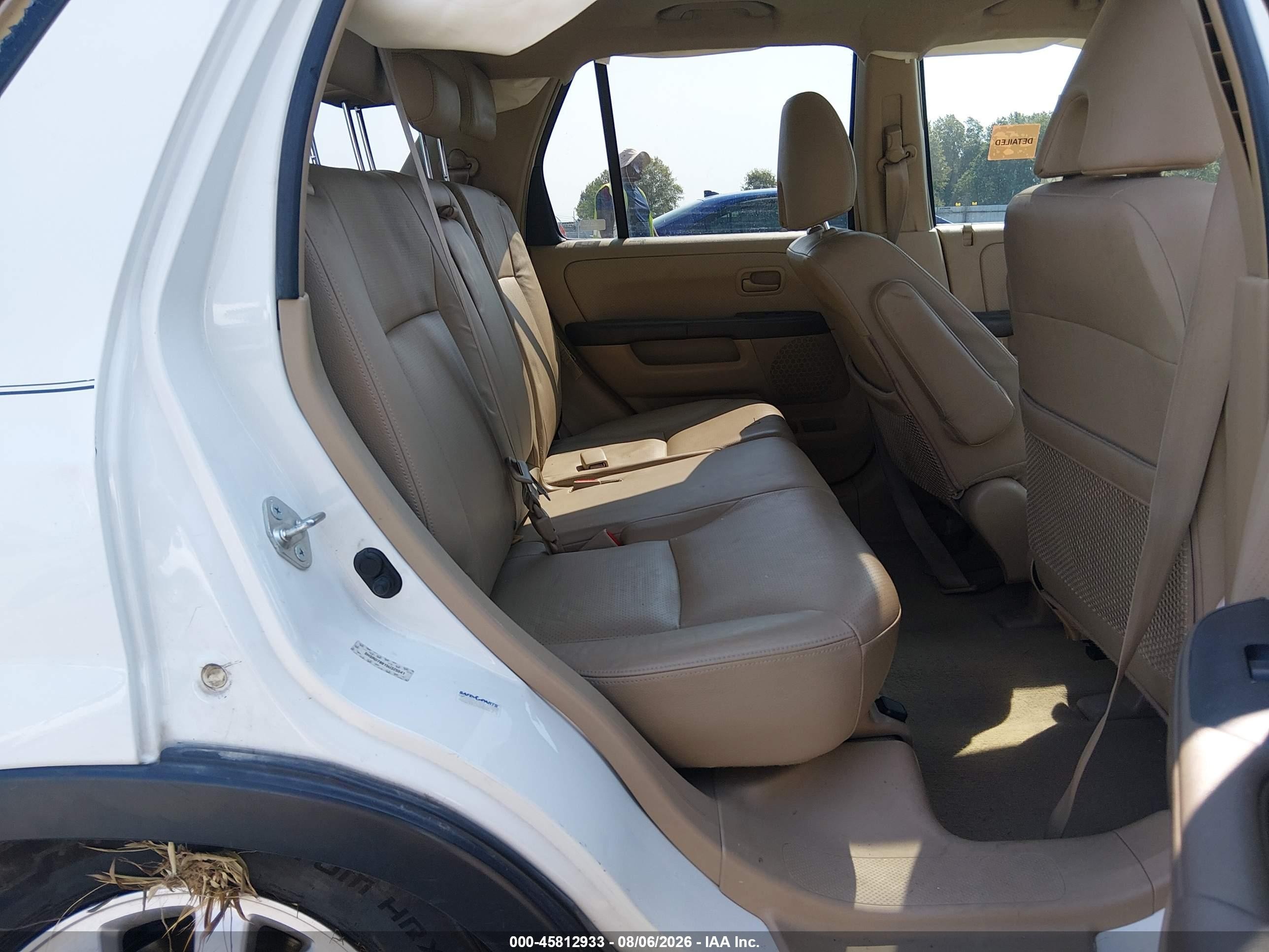 2005 Honda Cr-v Se White vin: SHSRD78915U325541