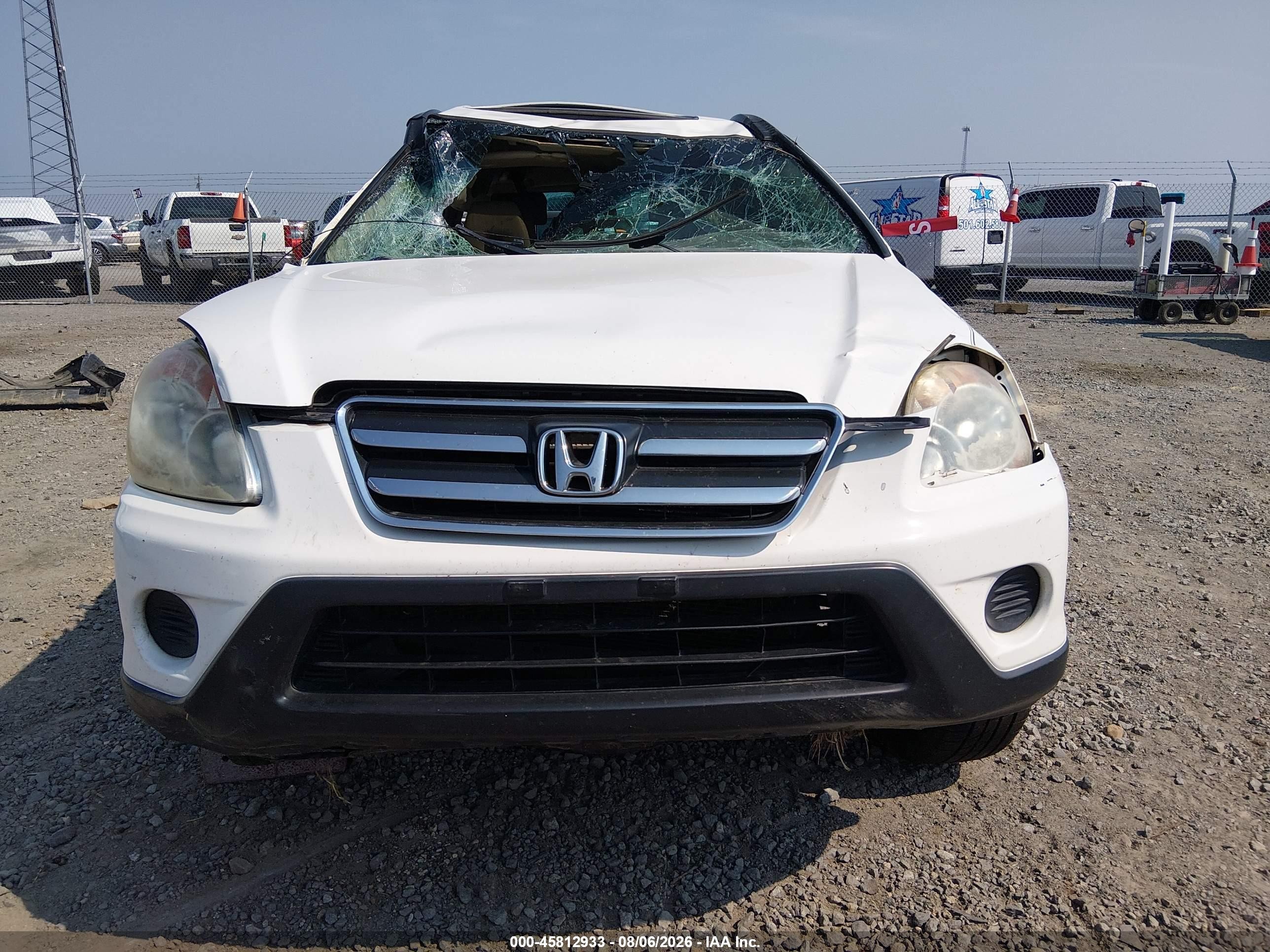 2005 Honda Cr-v Se White vin: SHSRD78915U325541