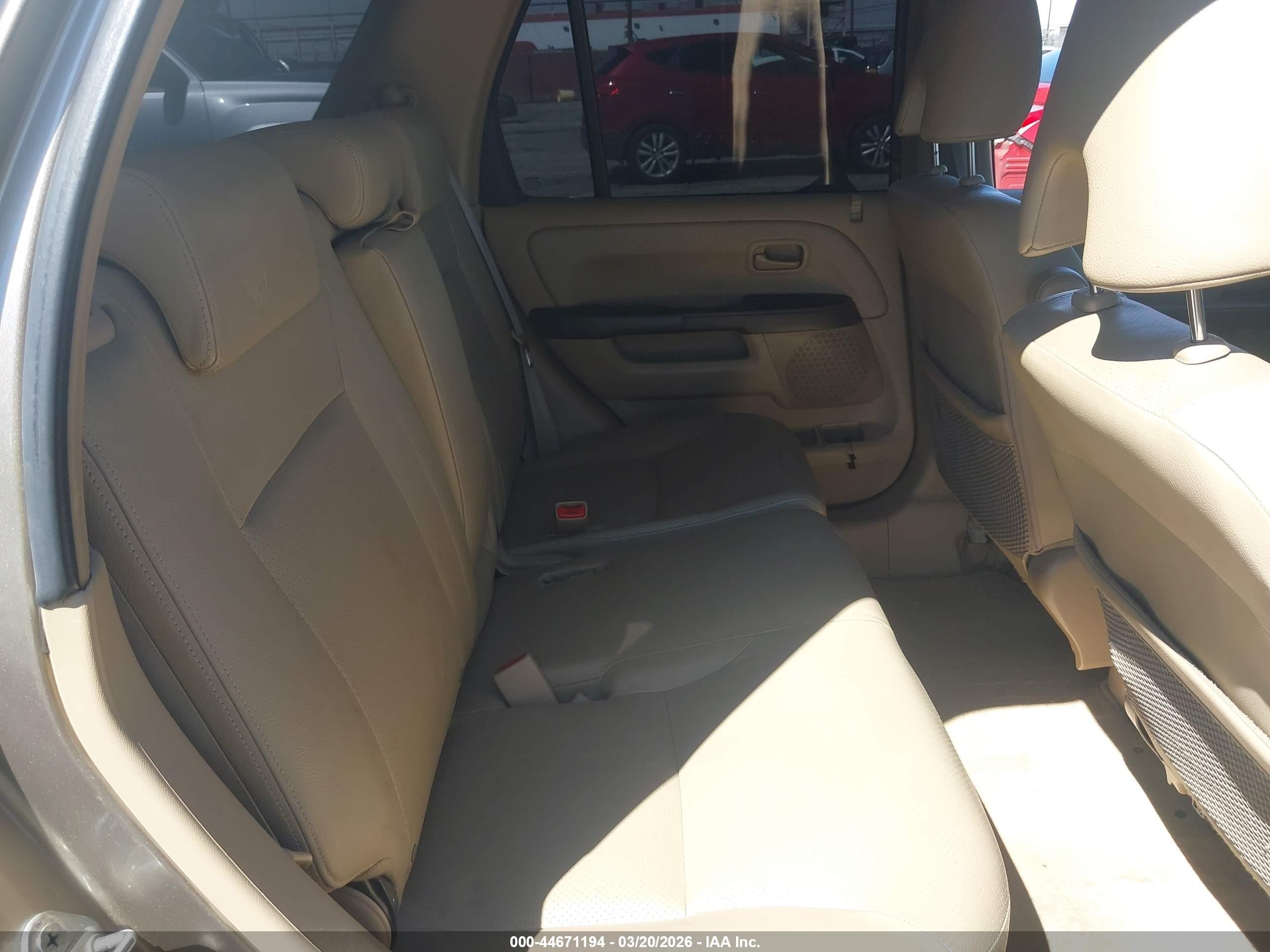 2006 Honda Cr-v Se Beige vin: SHSRD78916U442392