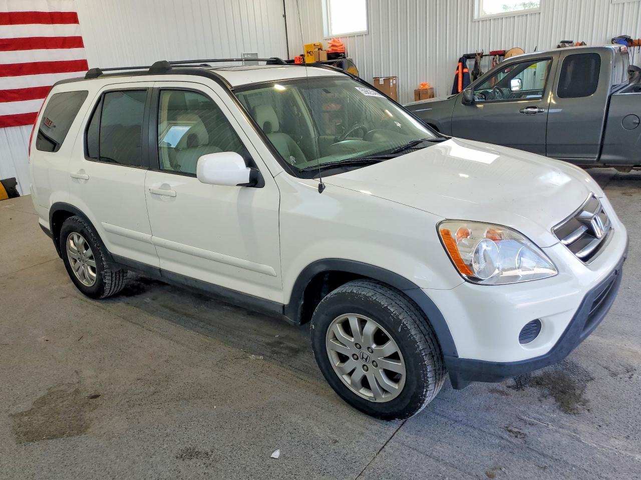 2005 Honda Cr-v Se White vin: SHSRD78925U326908