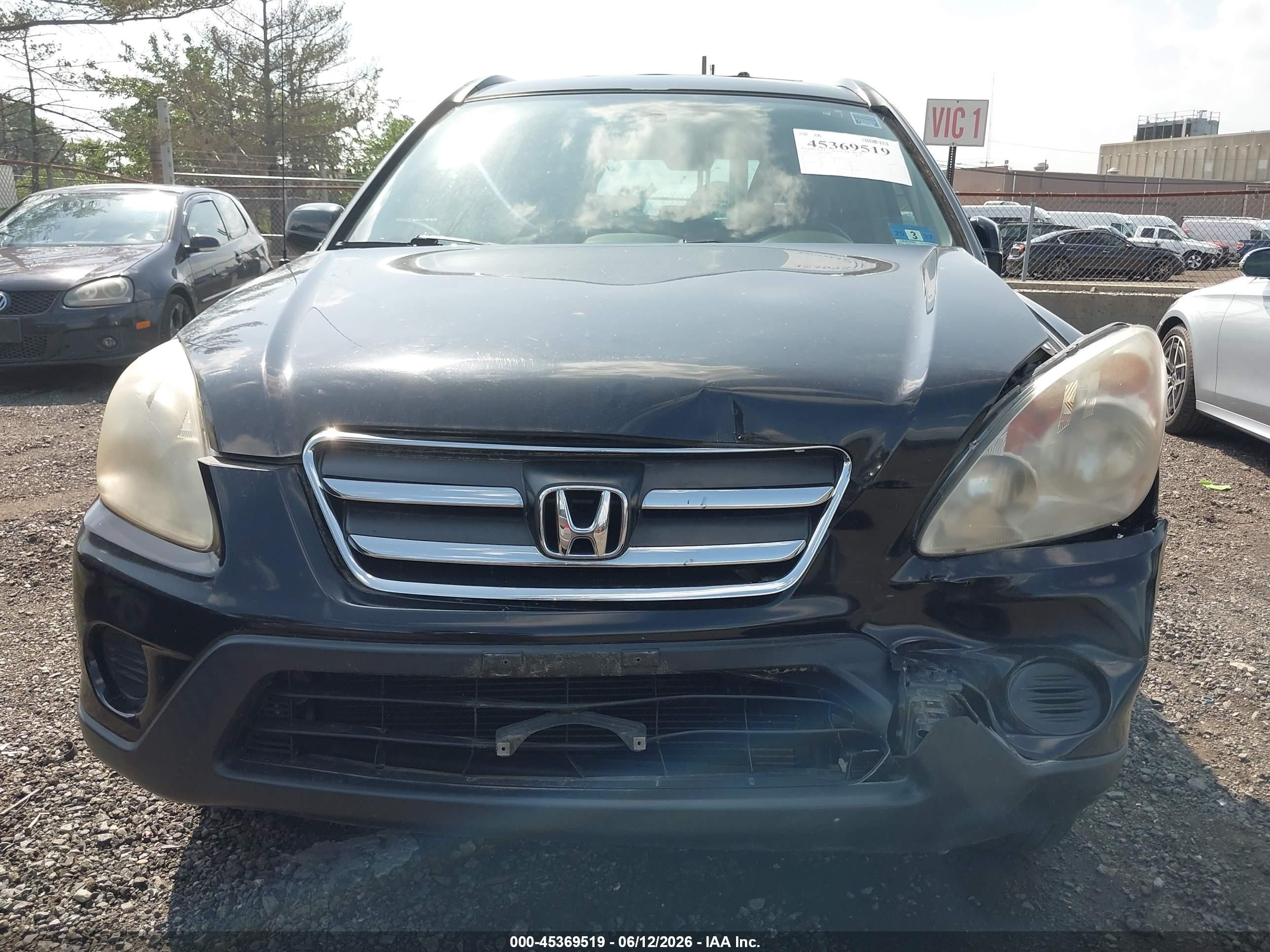2006 Honda Cr-v Se Черный vin: SHSRD78926U405240