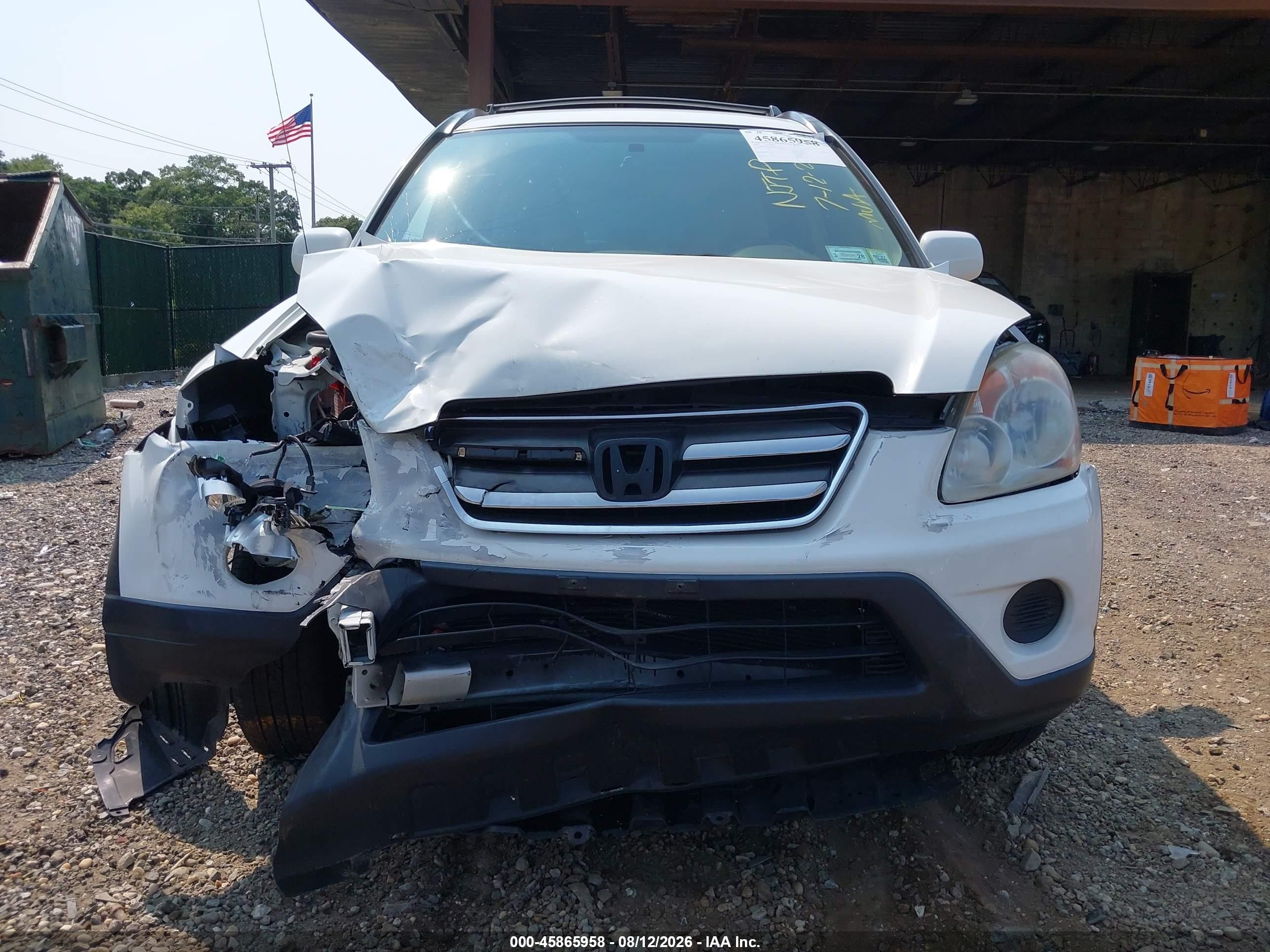 2006 Honda Cr-v Se White vin: SHSRD78926U416917