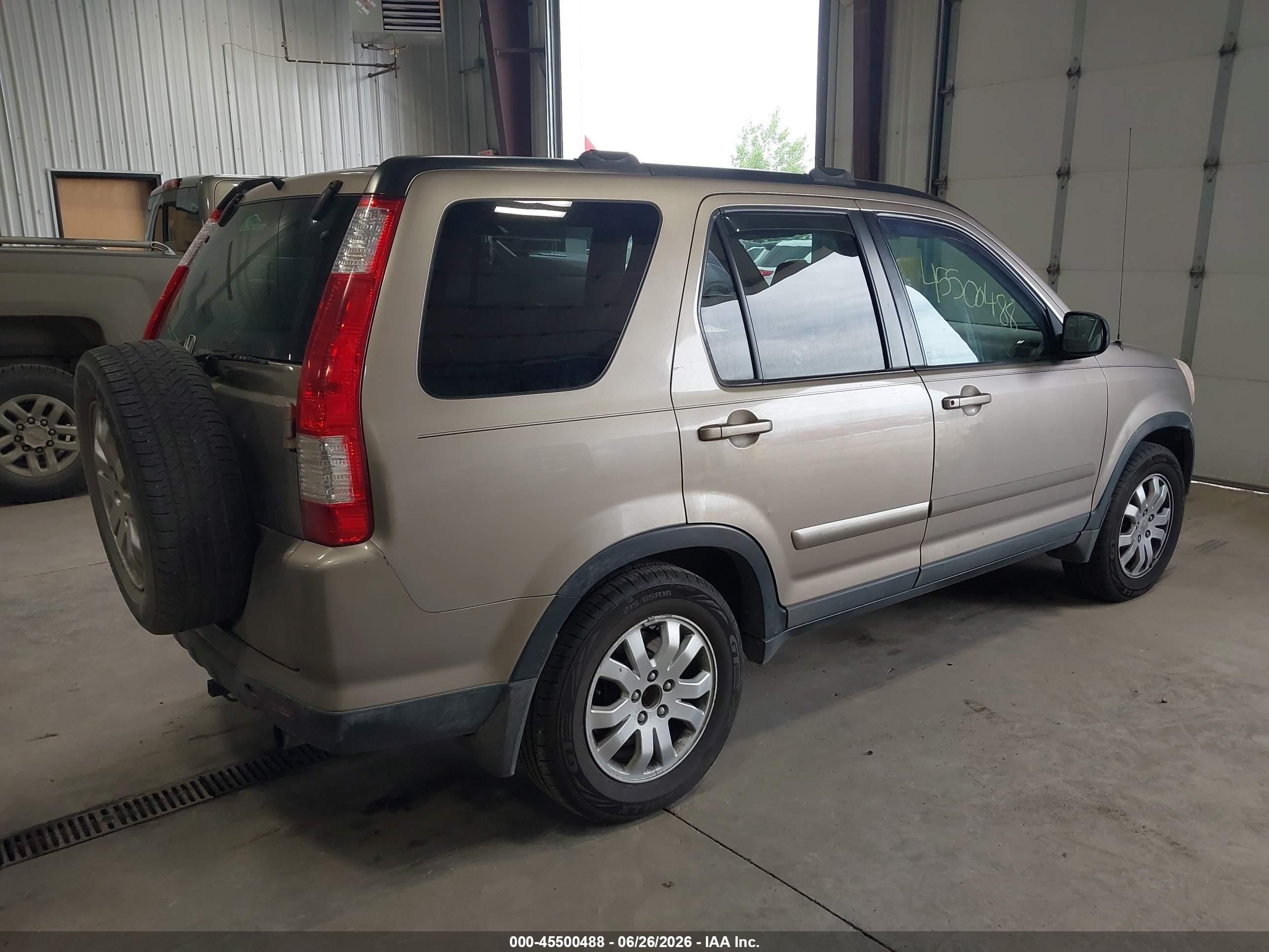 2005 Honda Cr-v Se Золотой vin: SHSRD78935U331681