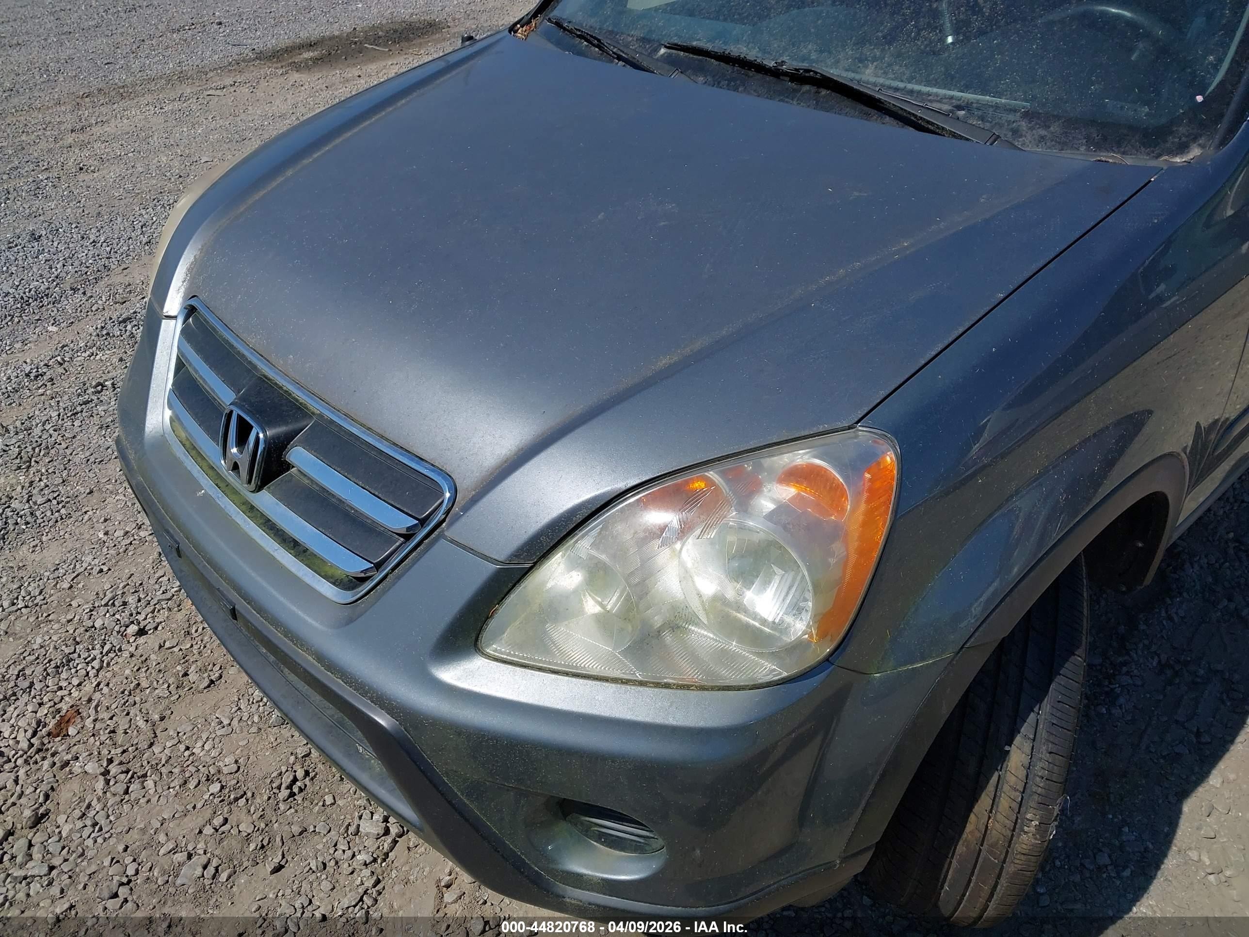 2006 Honda Cr-v Se Silver vin: SHSRD78946U421262