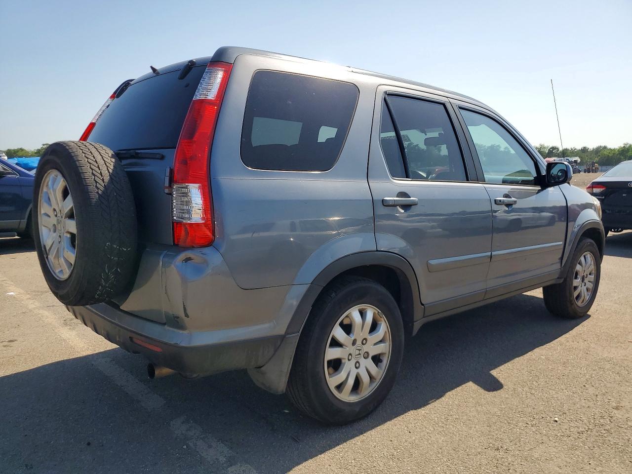 2006 Honda Cr-v Se Gray vin: SHSRD78946U439289