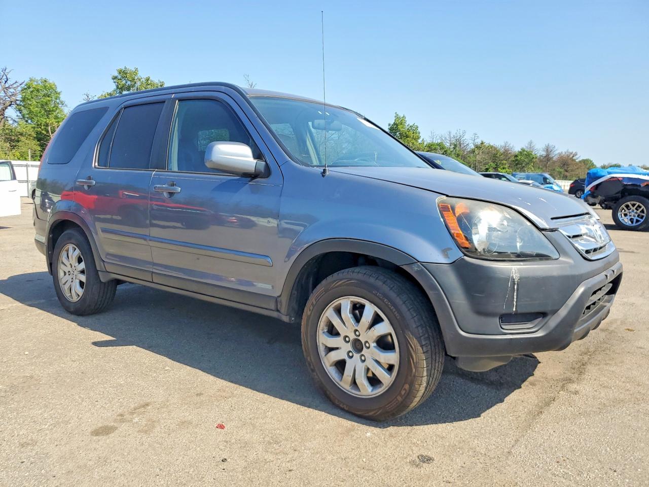 2006 Honda Cr-v Se Gray vin: SHSRD78946U439289