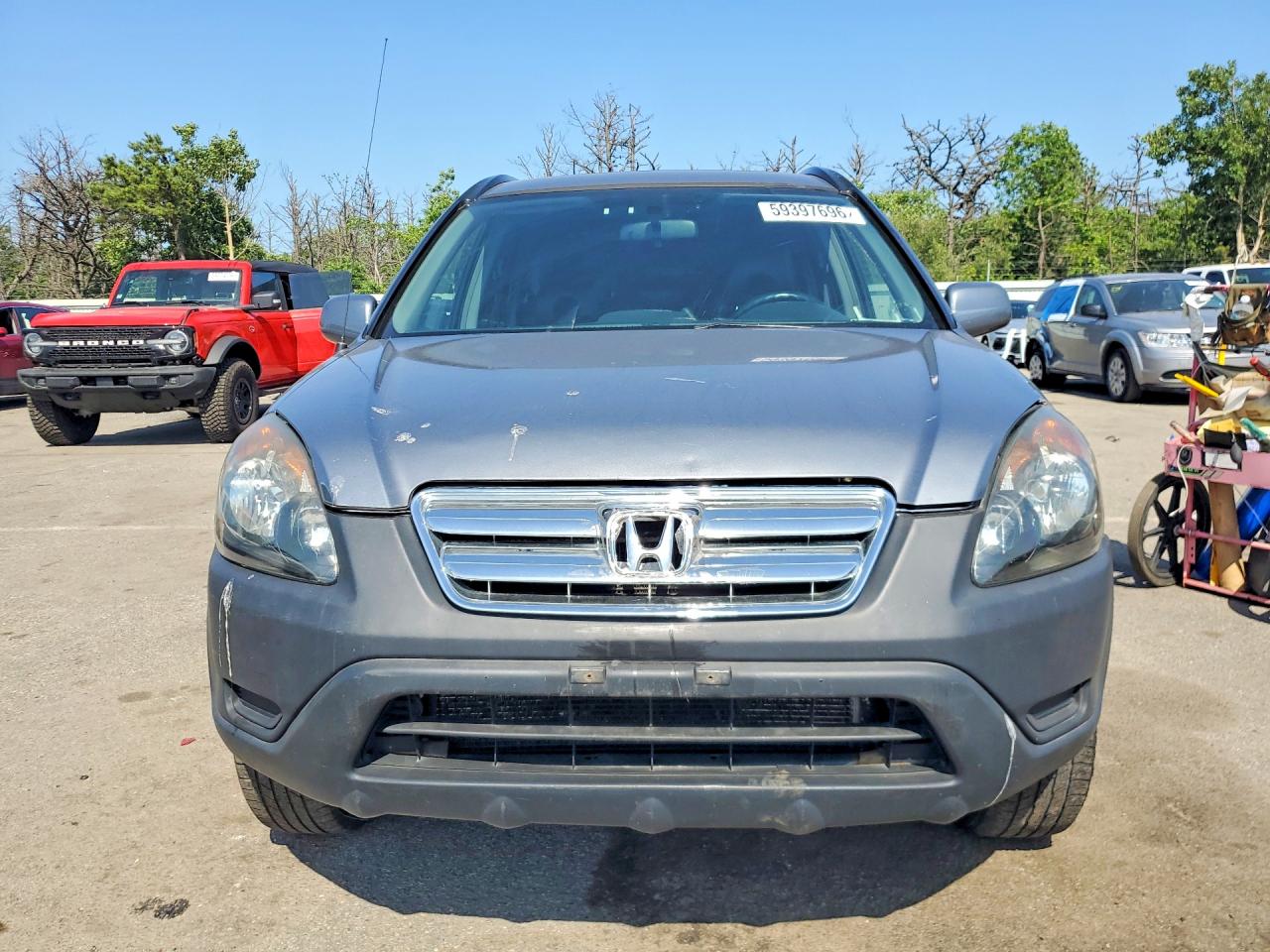 2006 Honda Cr-v Se Gray vin: SHSRD78946U439289