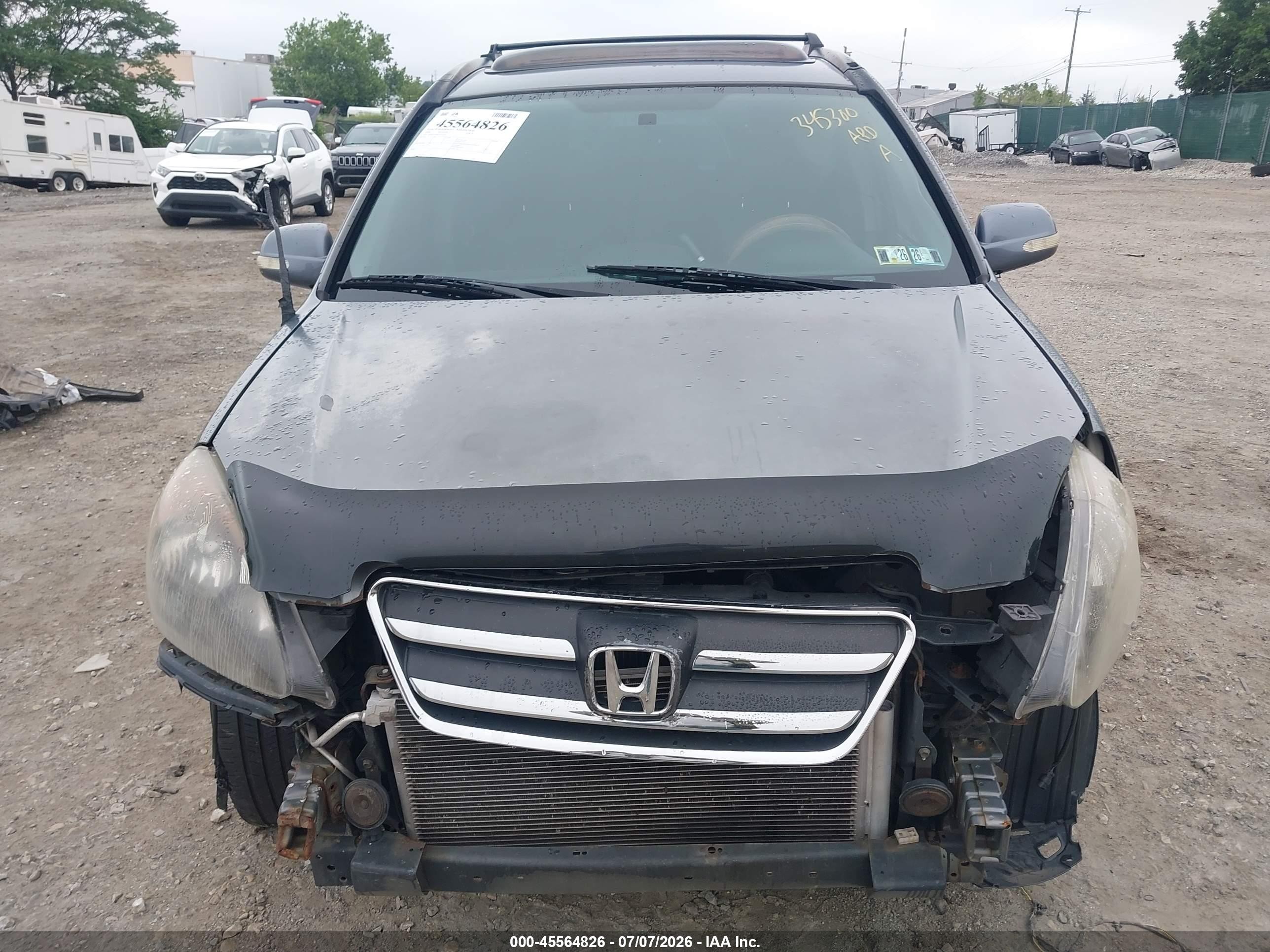 2006 Honda Cr-v Se Серый vin: SHSRD78956U405281