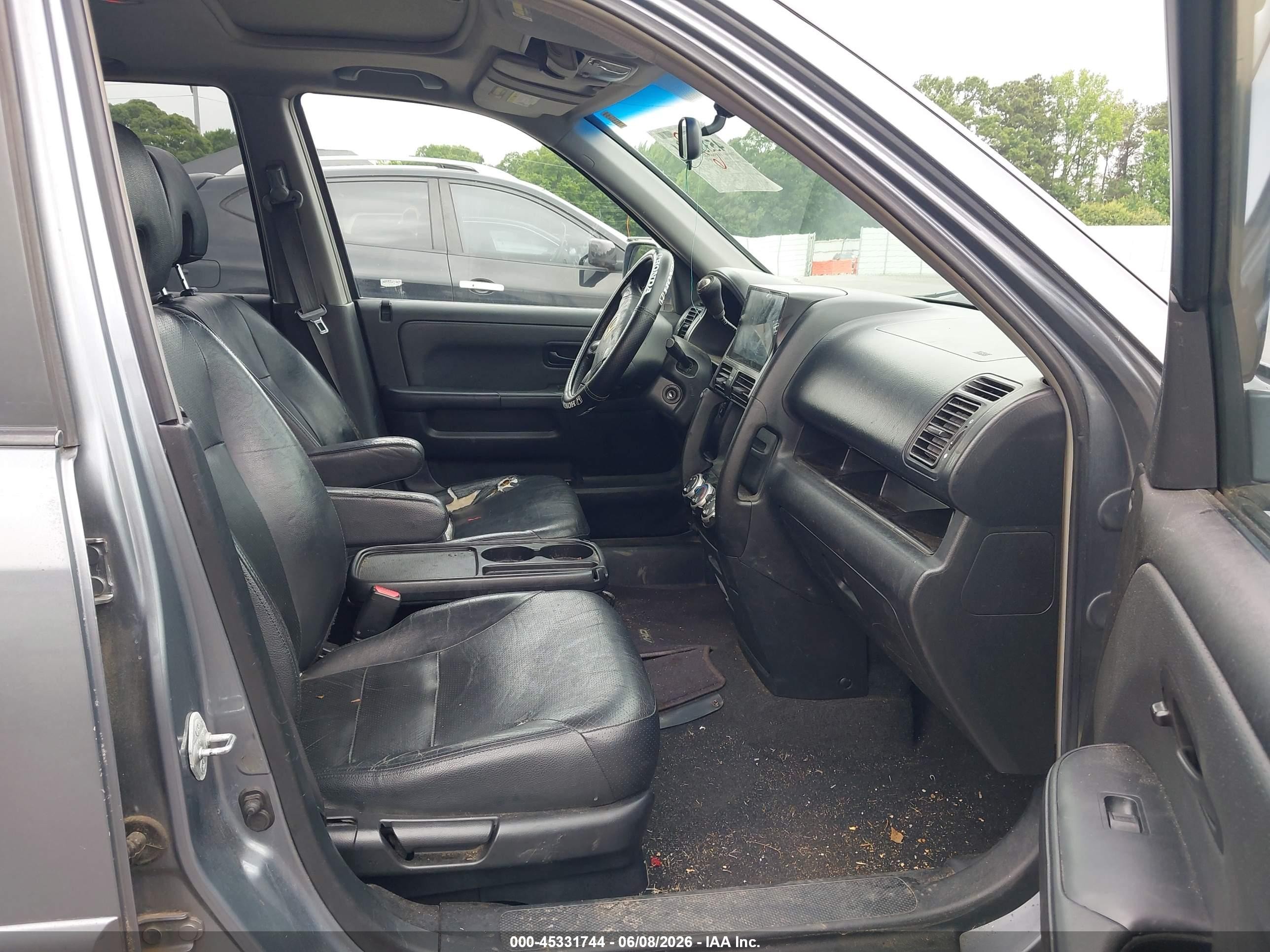 2005 Honda Cr-v Se Light Blue vin: SHSRD78965U320948