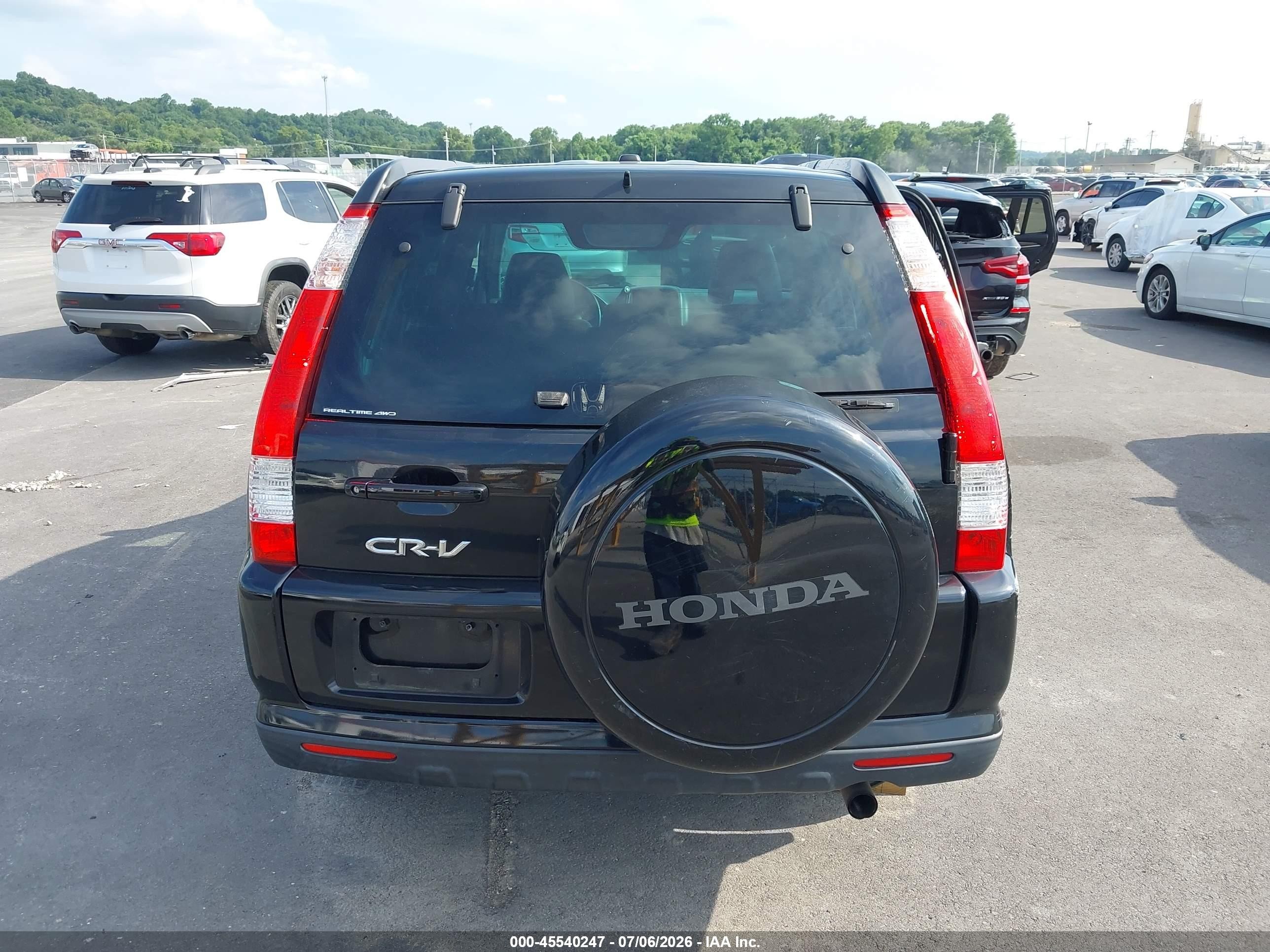 2006 Honda Cr-v Se Gray vin: SHSRD78966U433431