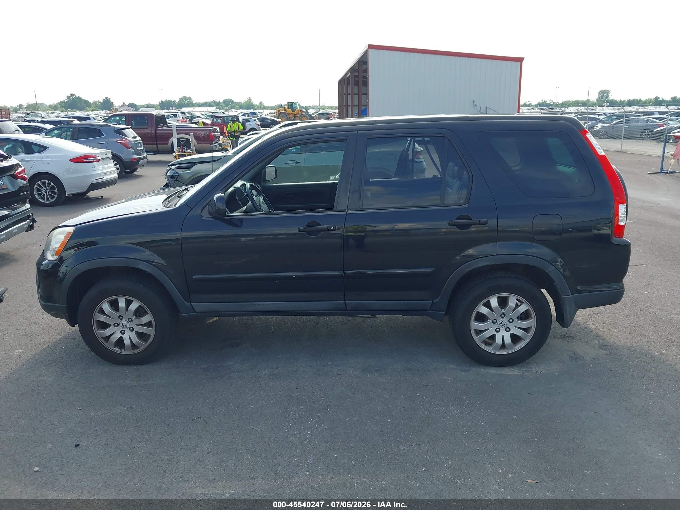 2006 Honda Cr-v Se Gray vin: SHSRD78966U433431