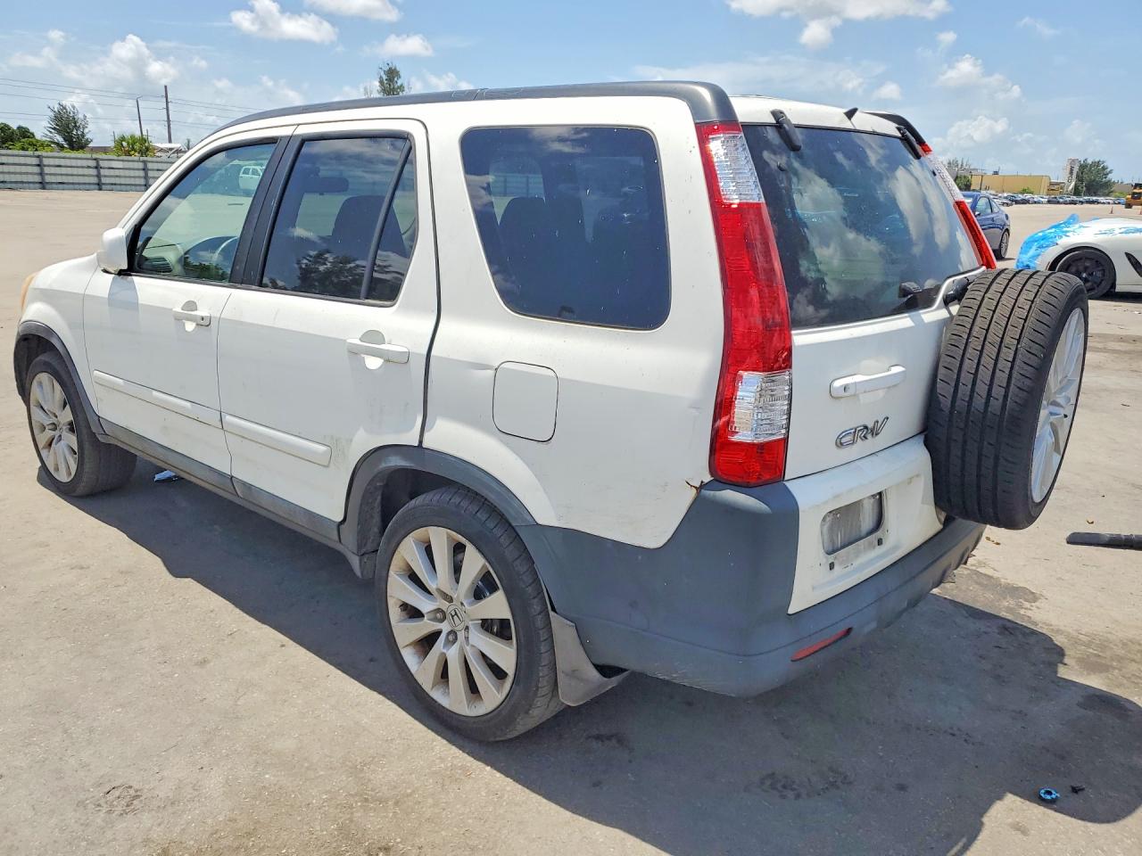 2005 Honda Cr-v Se White vin: SHSRD78975U324281