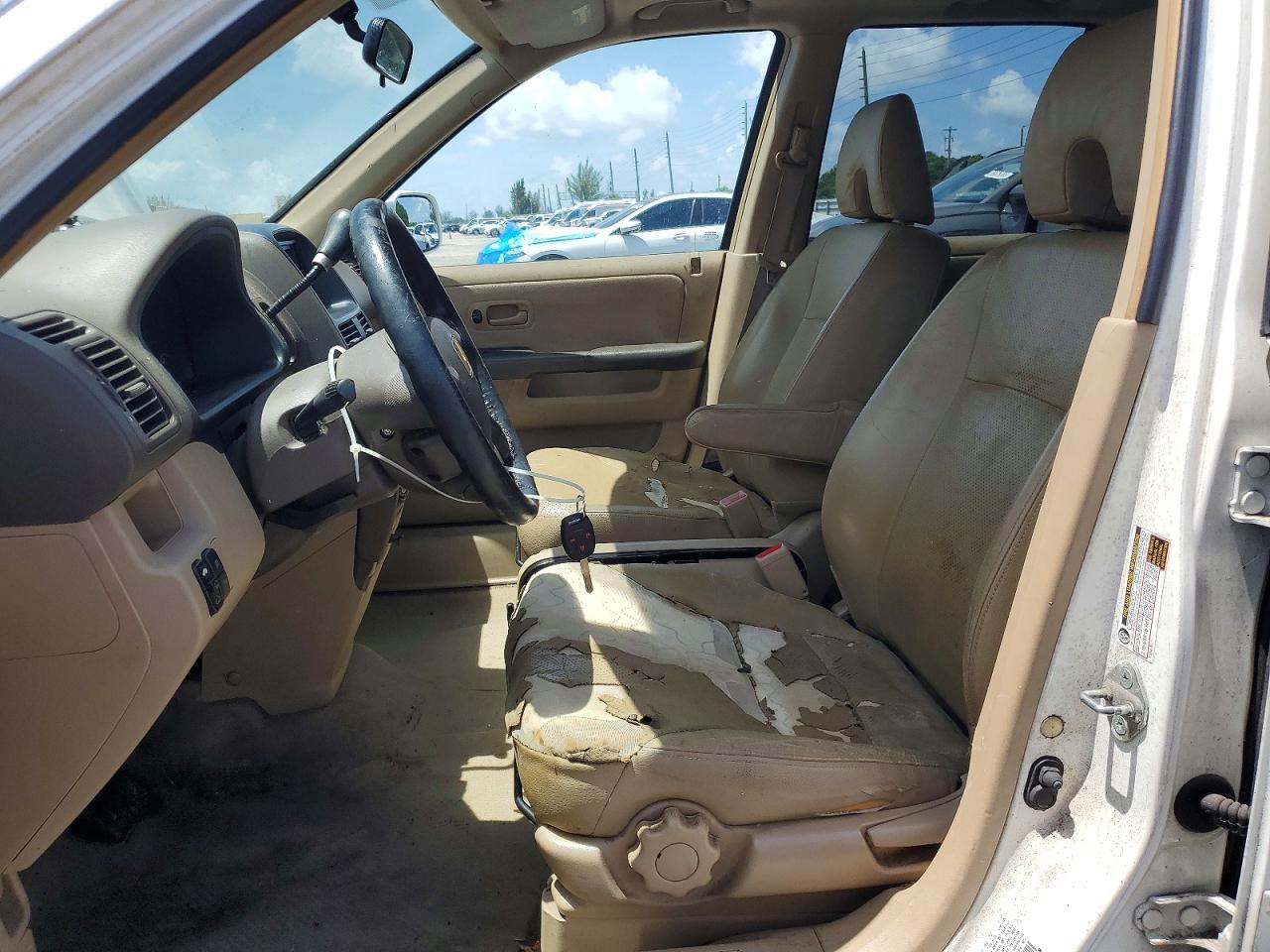 2005 Honda Cr-v Se White vin: SHSRD78975U324281