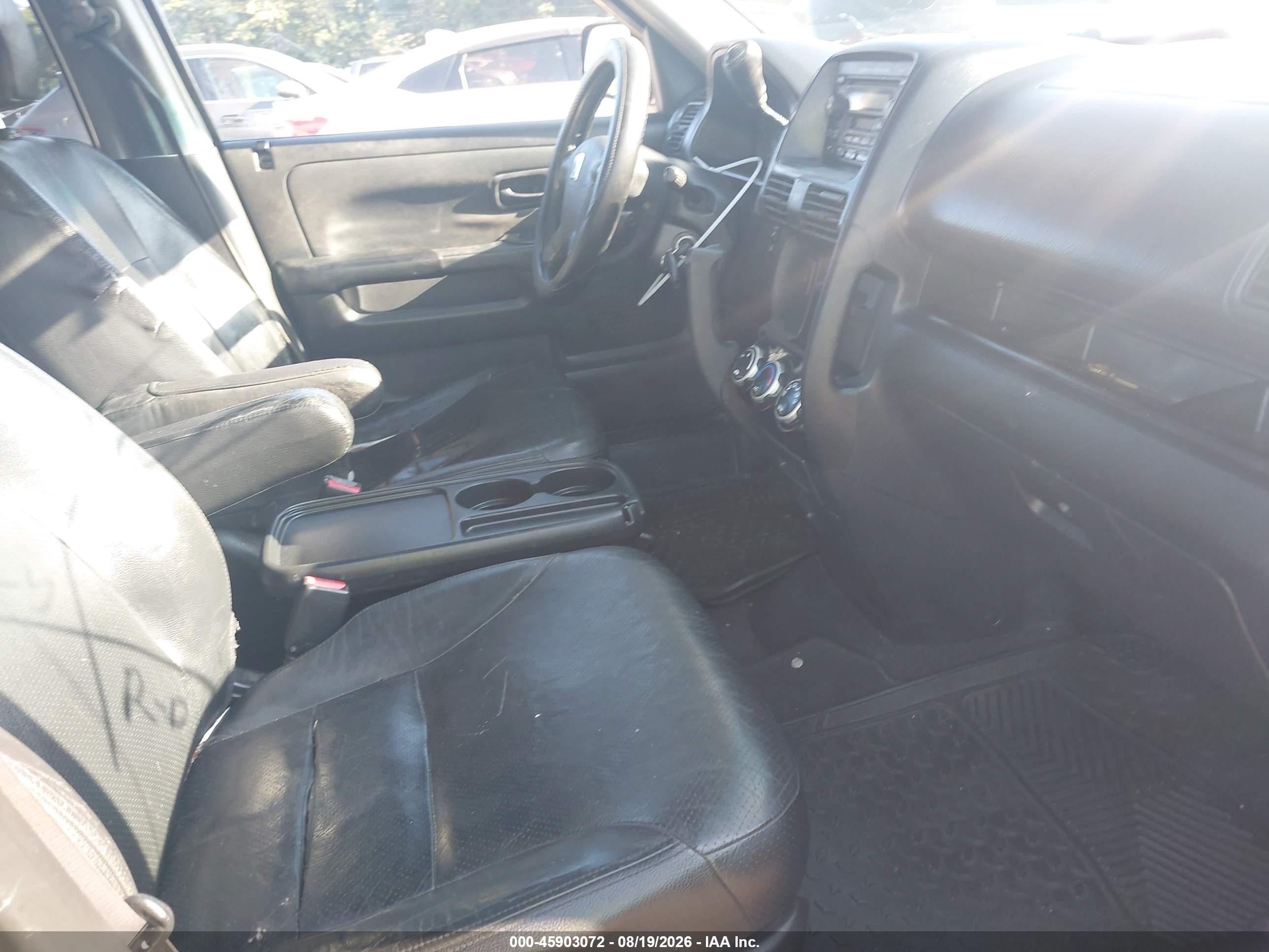 2006 Honda Cr-v Se Black vin: SHSRD78976U412880