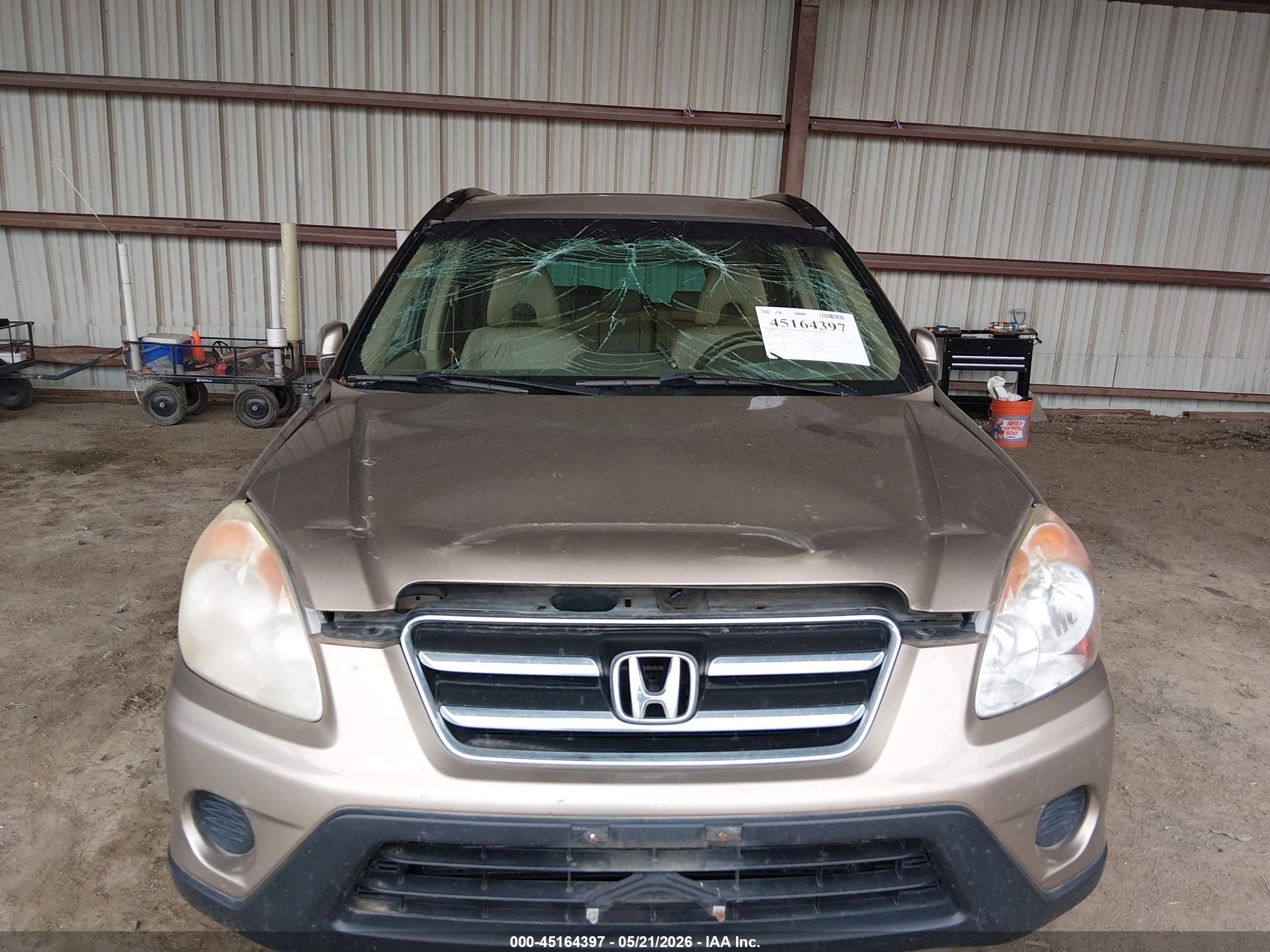 2006 Honda Cr-v Se Tan vin: SHSRD78976U442381