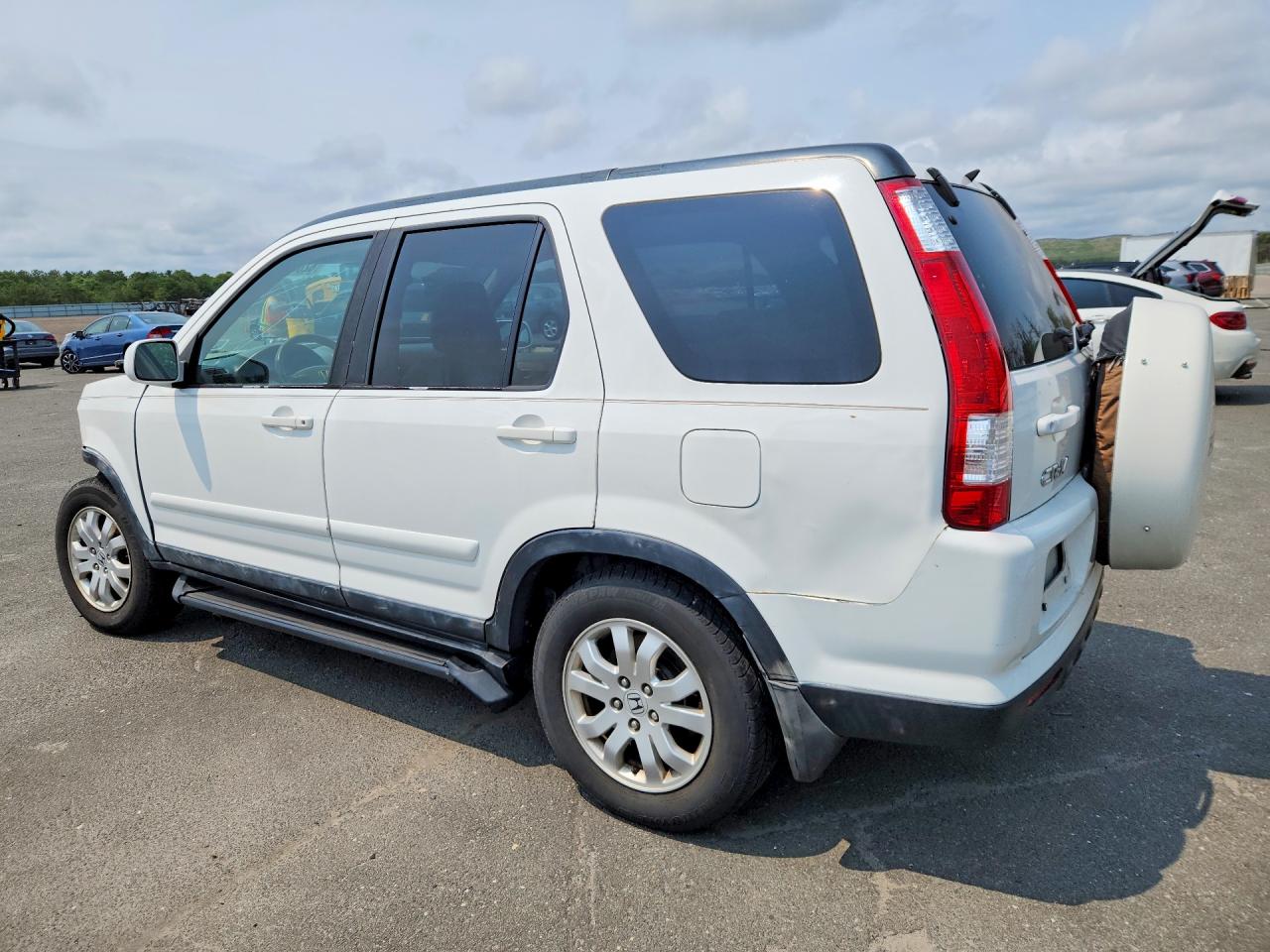 2005 Honda Cr-v Se White vin: SHSRD78985U312818