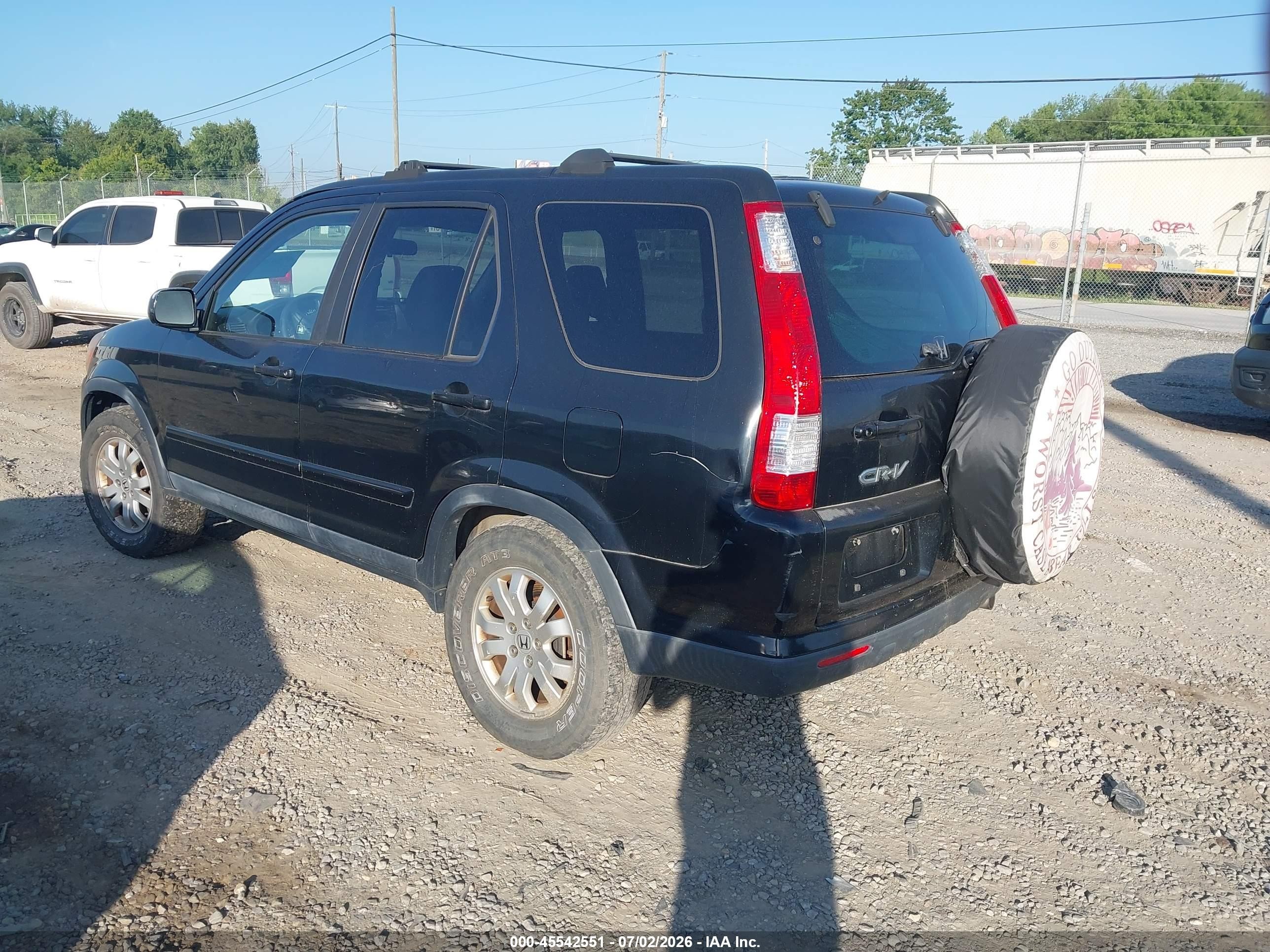 2006 Honda Cr-v Se Black vin: SHSRD78986U408482