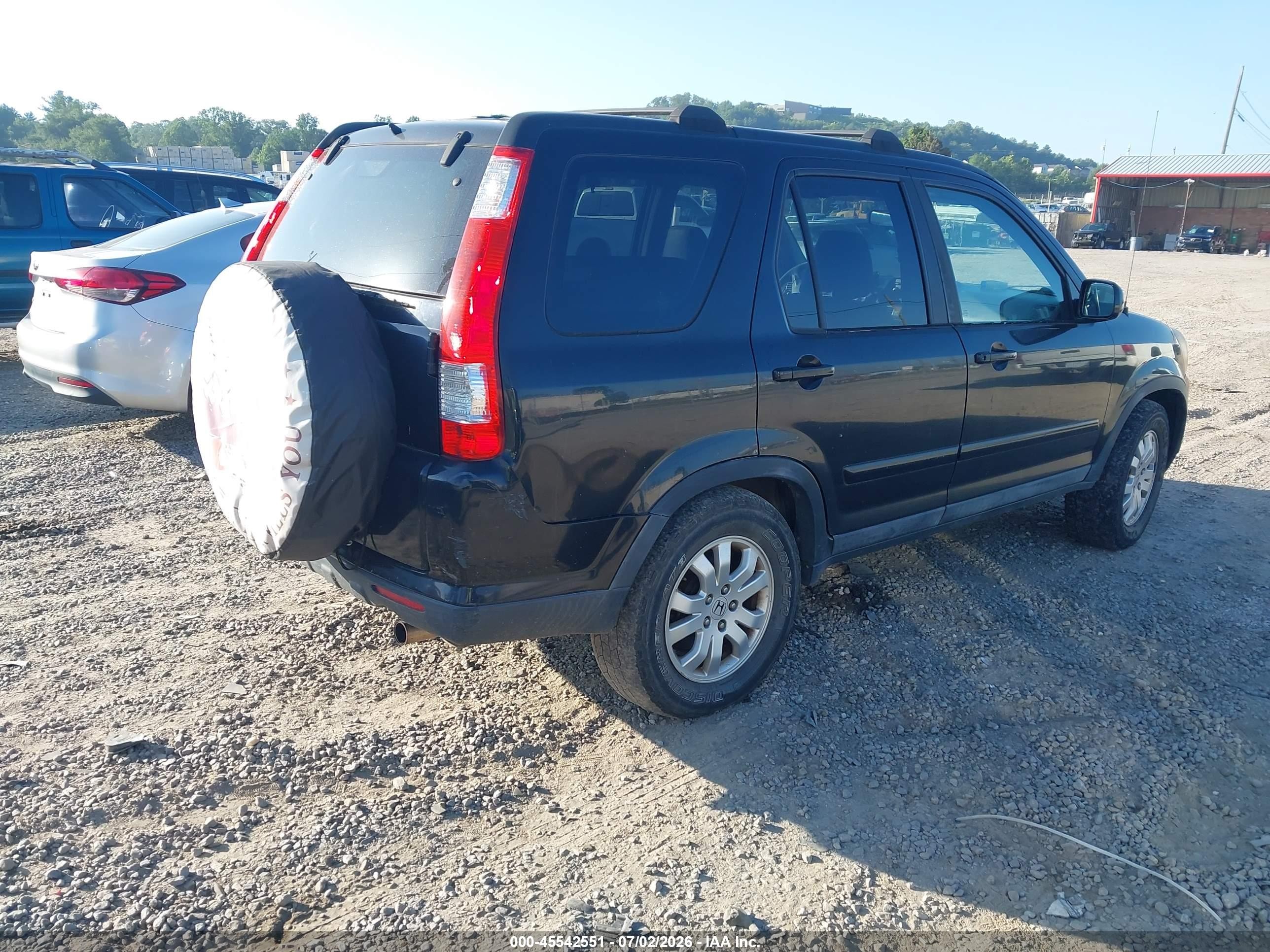 2006 Honda Cr-v Se Black vin: SHSRD78986U408482