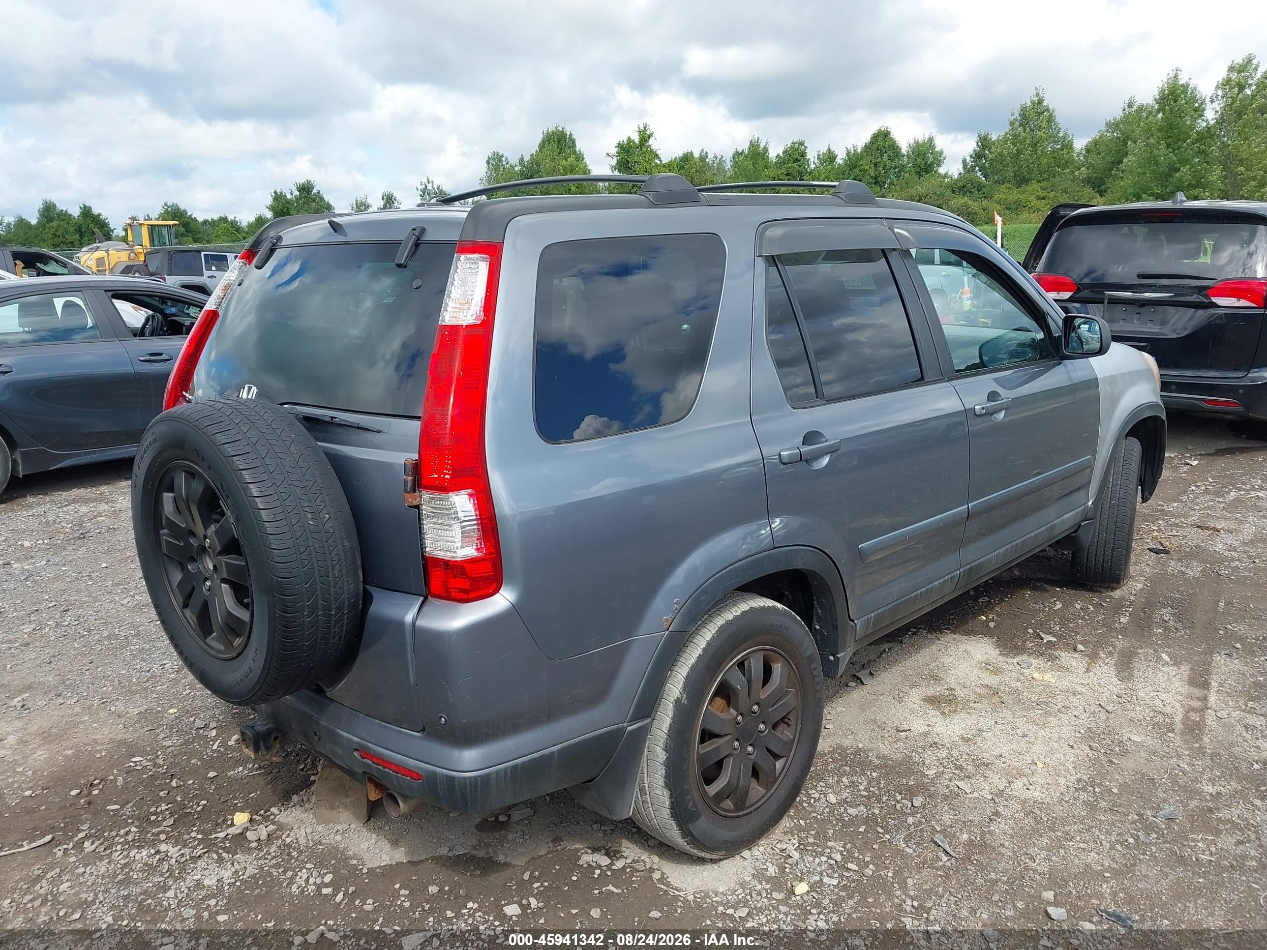 2006 Honda Cr-v Se Gray vin: SHSRD78986U431146