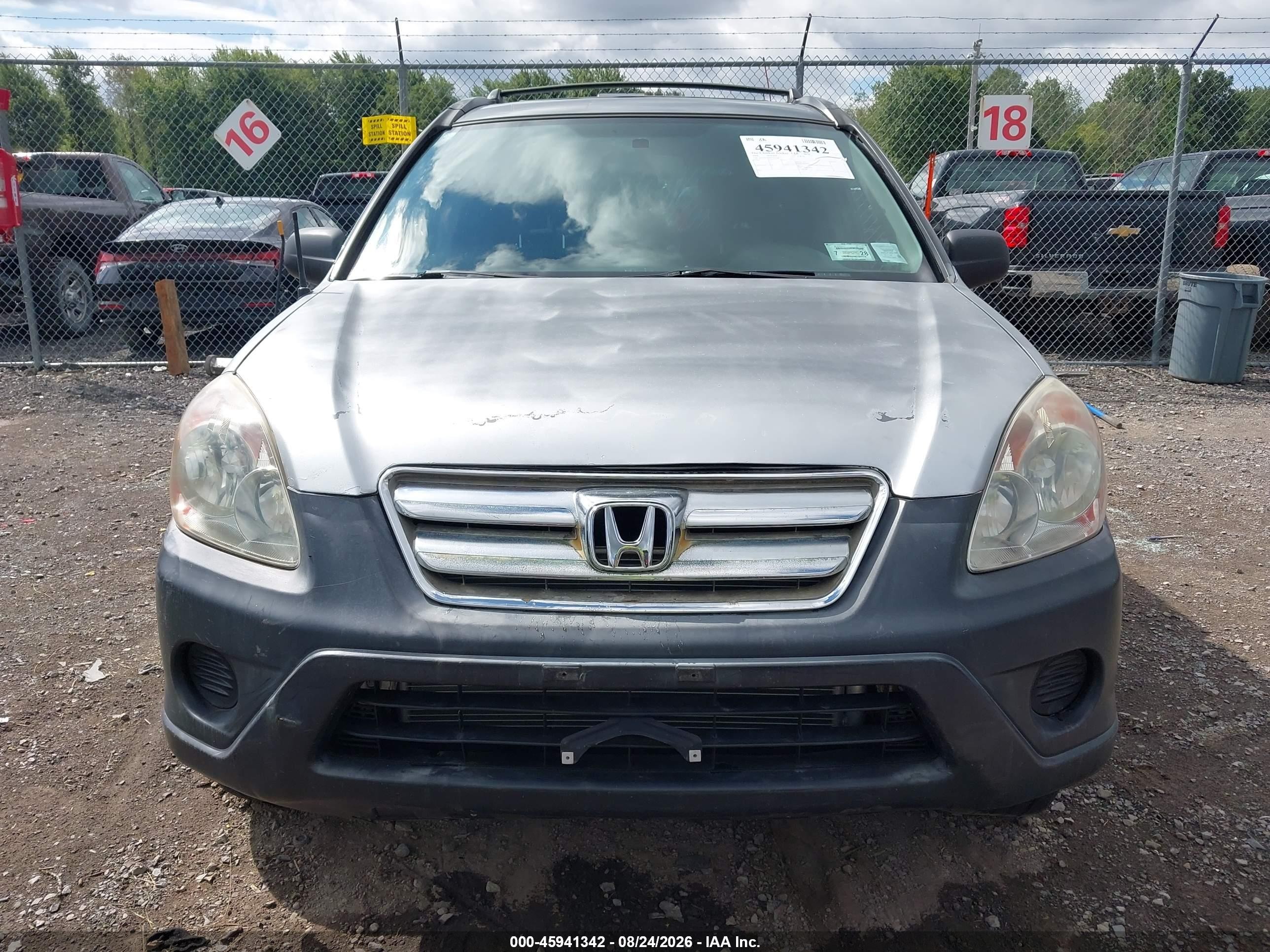 2006 Honda Cr-v Se Gray vin: SHSRD78986U431146