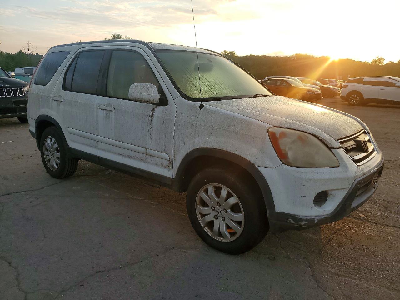 2006 Honda Cr-v Se White vin: SHSRD789X6U419533