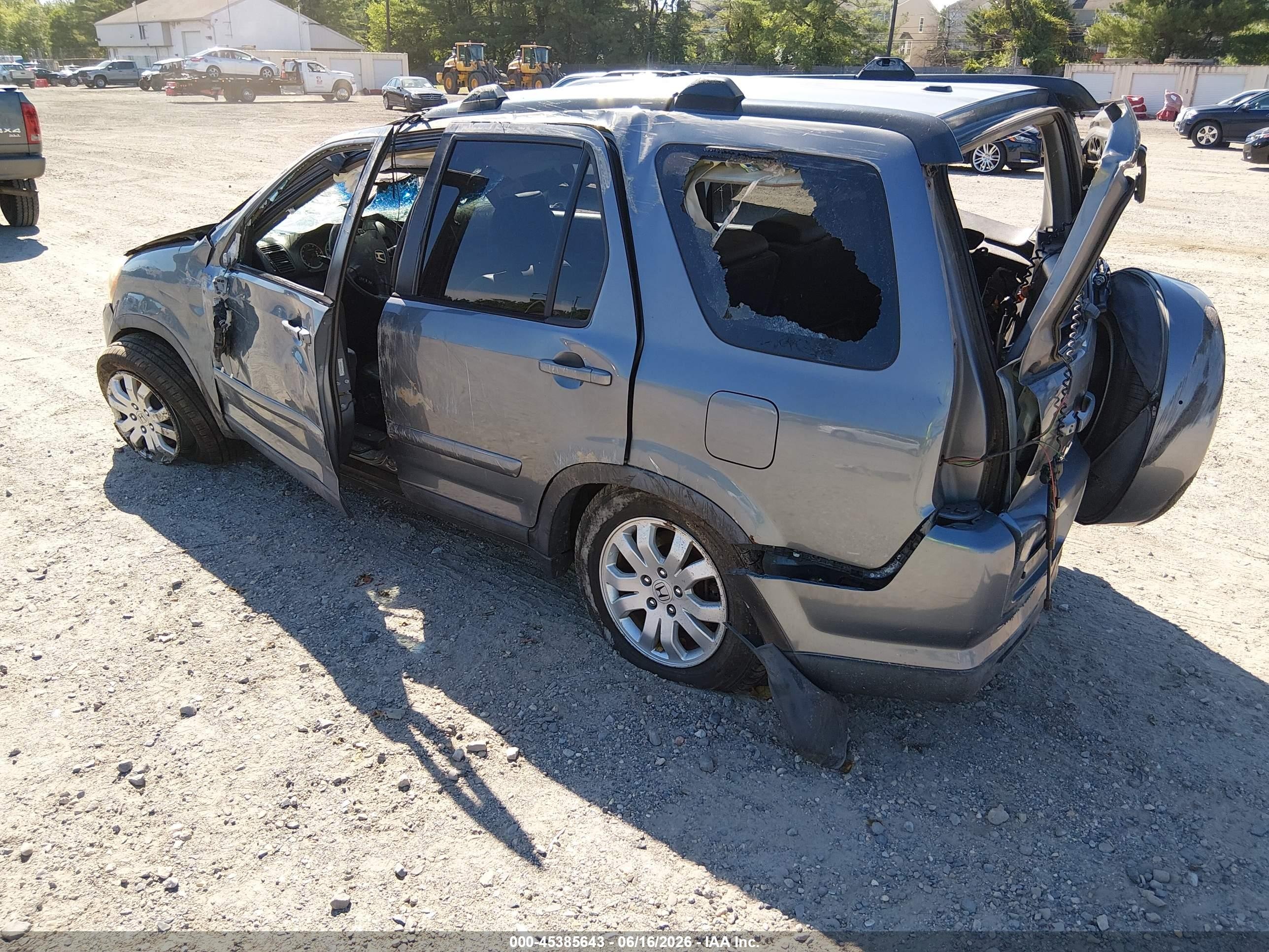 2006 Honda Cr-v Se Gray vin: SHSRD789X6U437112