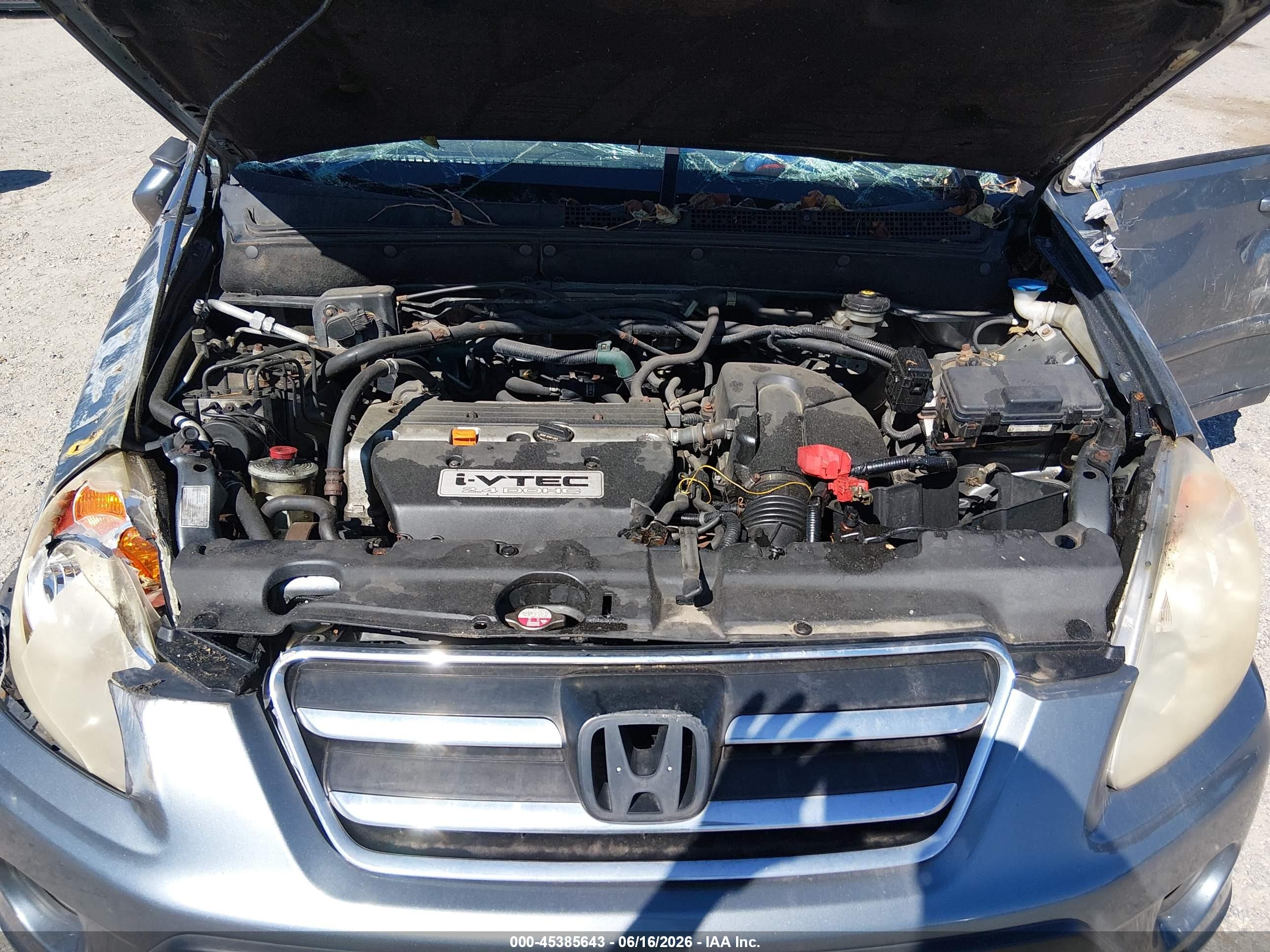 2006 Honda Cr-v Se Gray vin: SHSRD789X6U437112