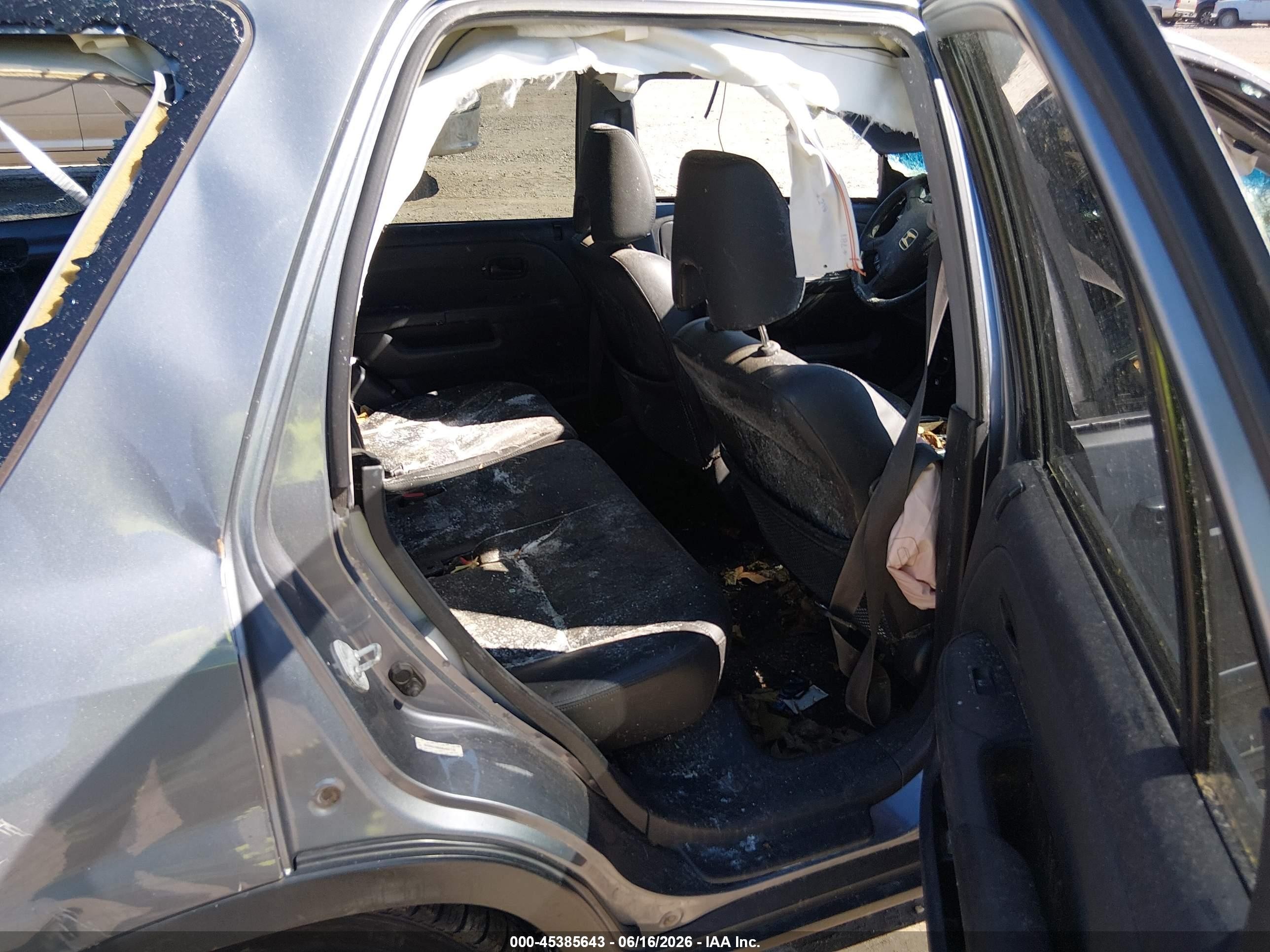 2006 Honda Cr-v Se Gray vin: SHSRD789X6U437112