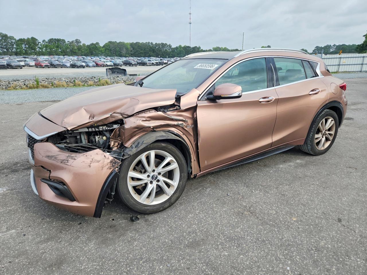 2019 Infiniti Qx30 Brown vin: SJKCH5CP3KA008597