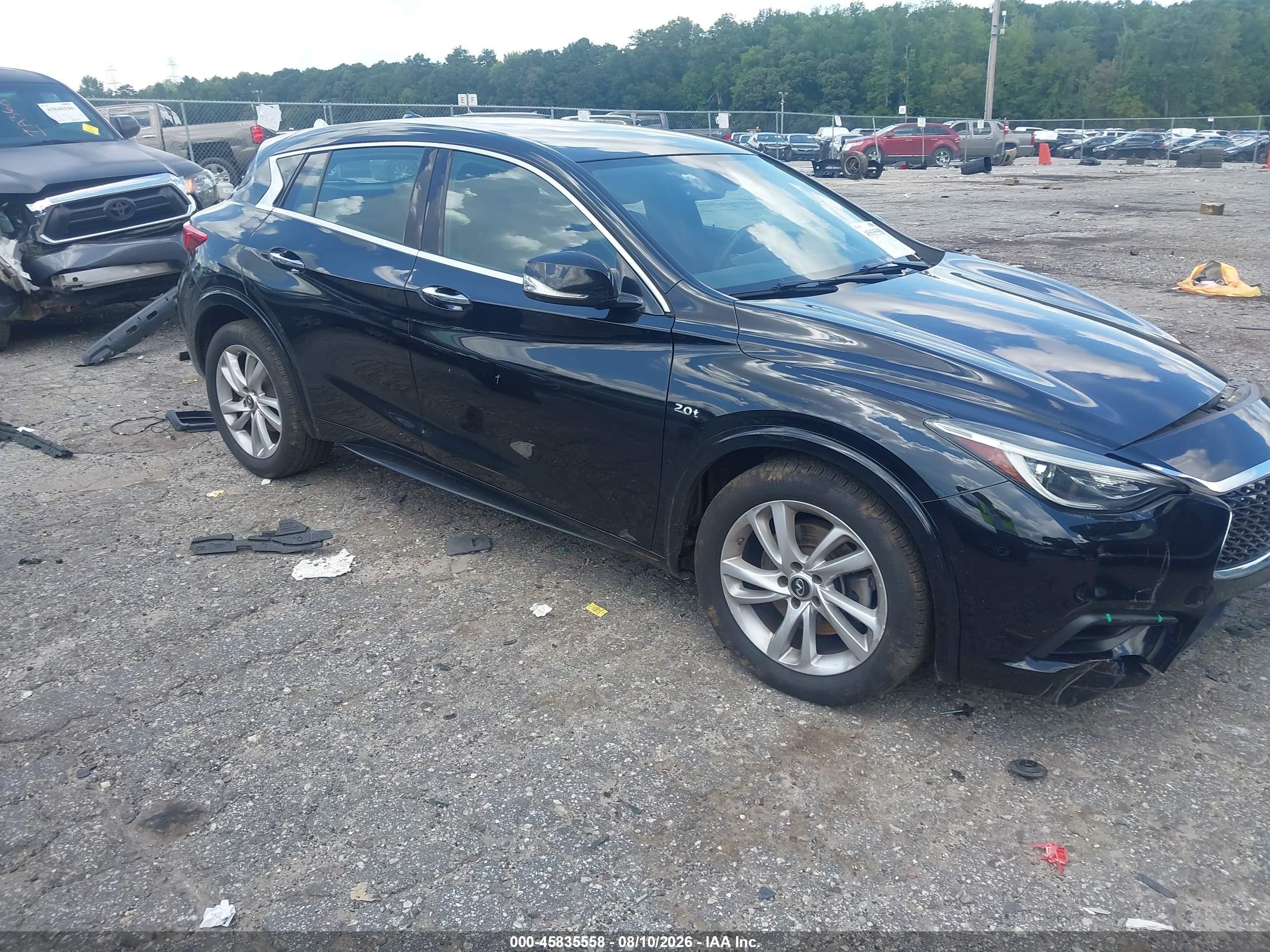 2018 Infiniti Qx30 Черный vin: SJKCH5CP6JA054374