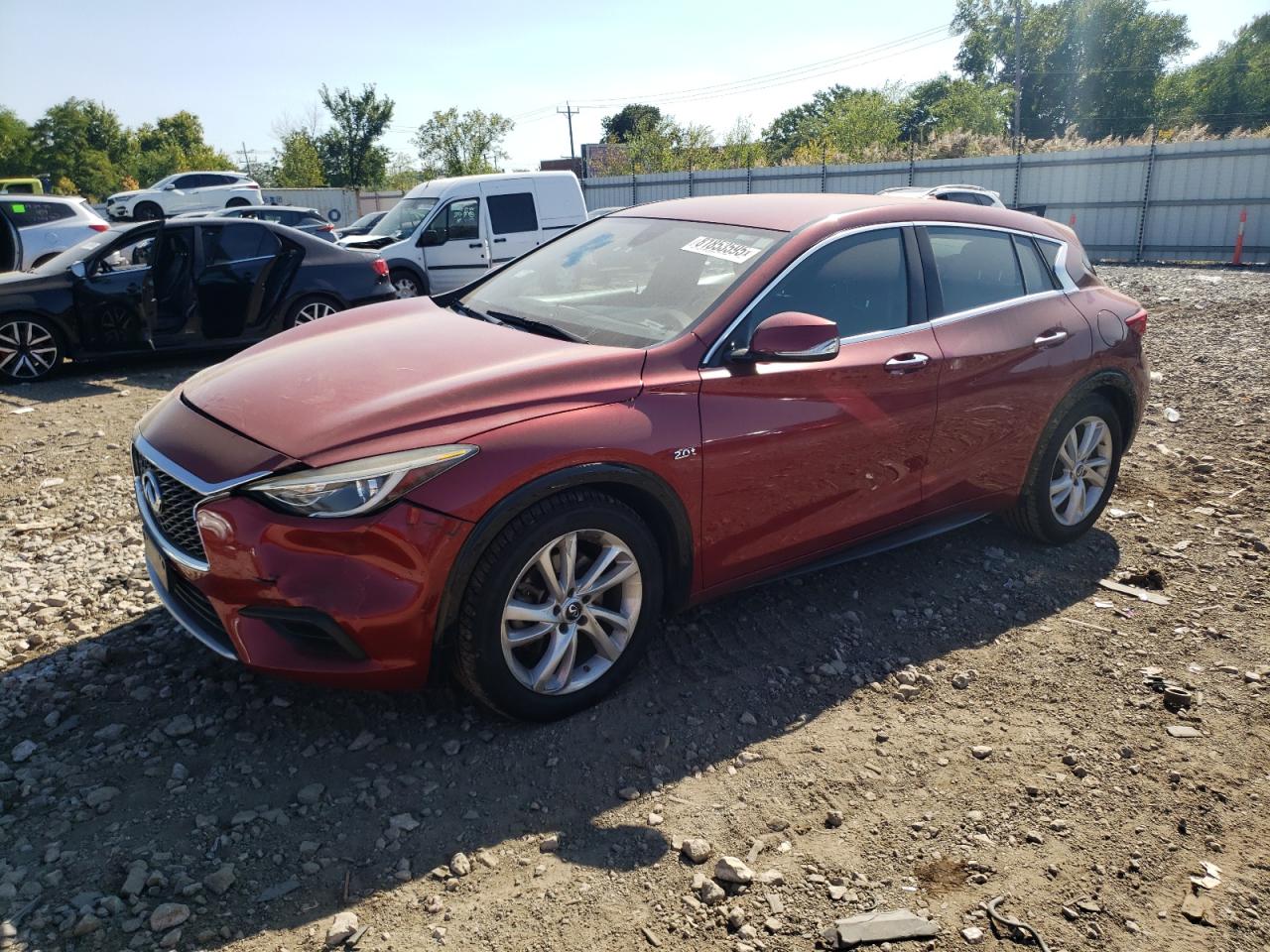 2018 Infiniti Qx30 Base Red vin: SJKCH5CP7JA059986