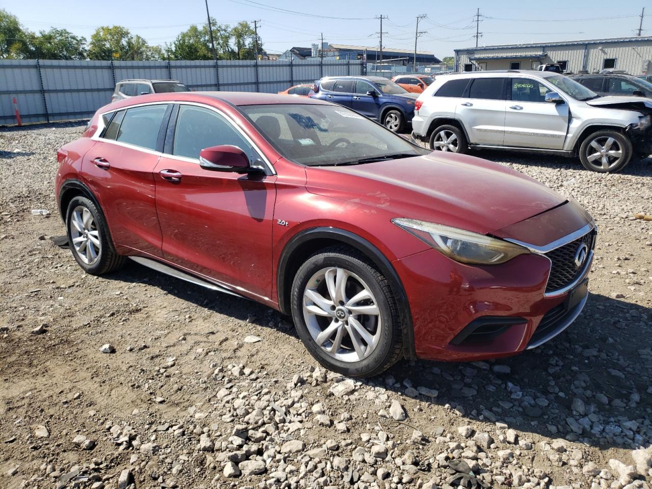 2018 Infiniti Qx30 Base Red vin: SJKCH5CP7JA059986
