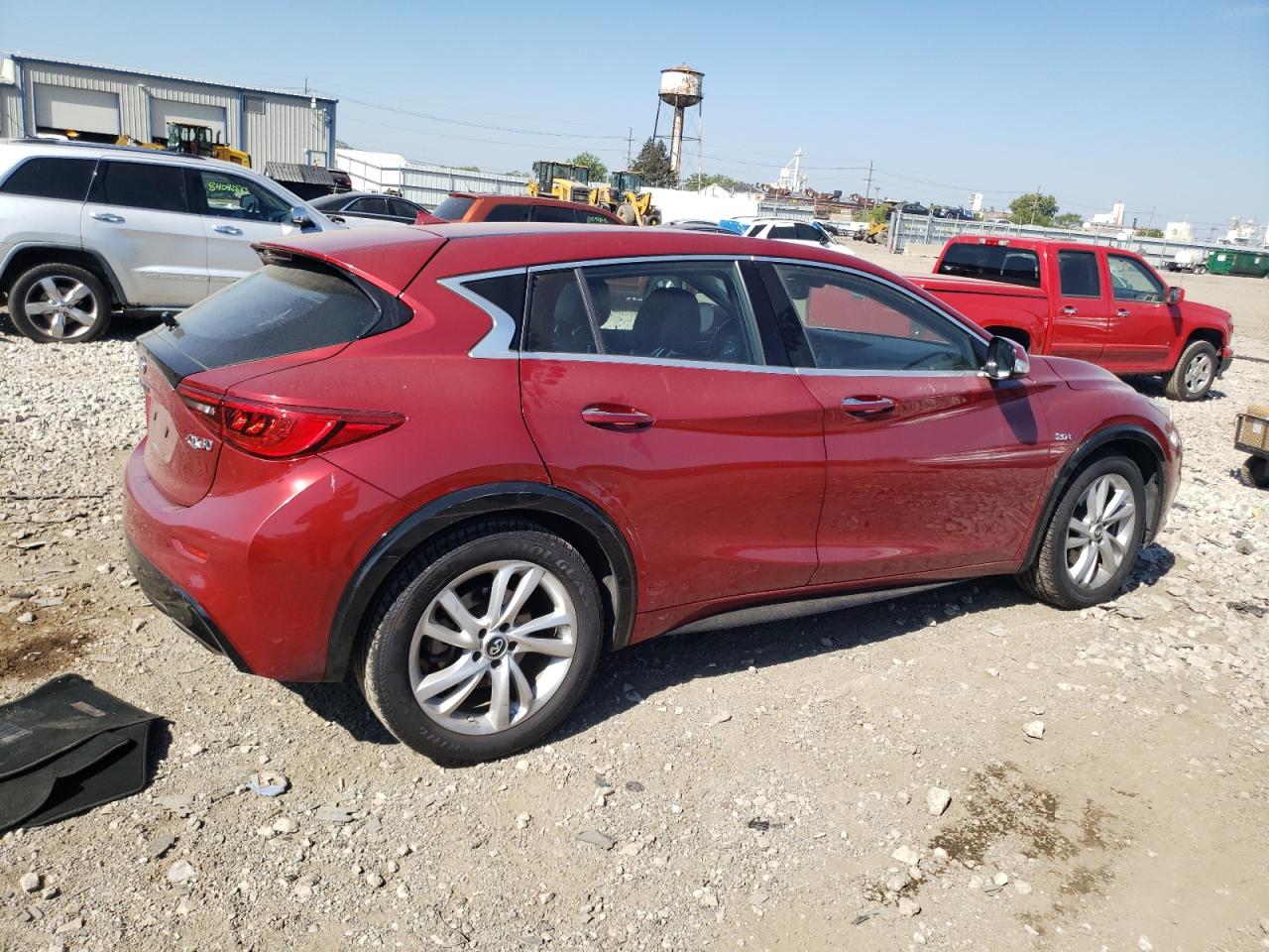 2018 Infiniti Qx30 Base Red vin: SJKCH5CP7JA059986