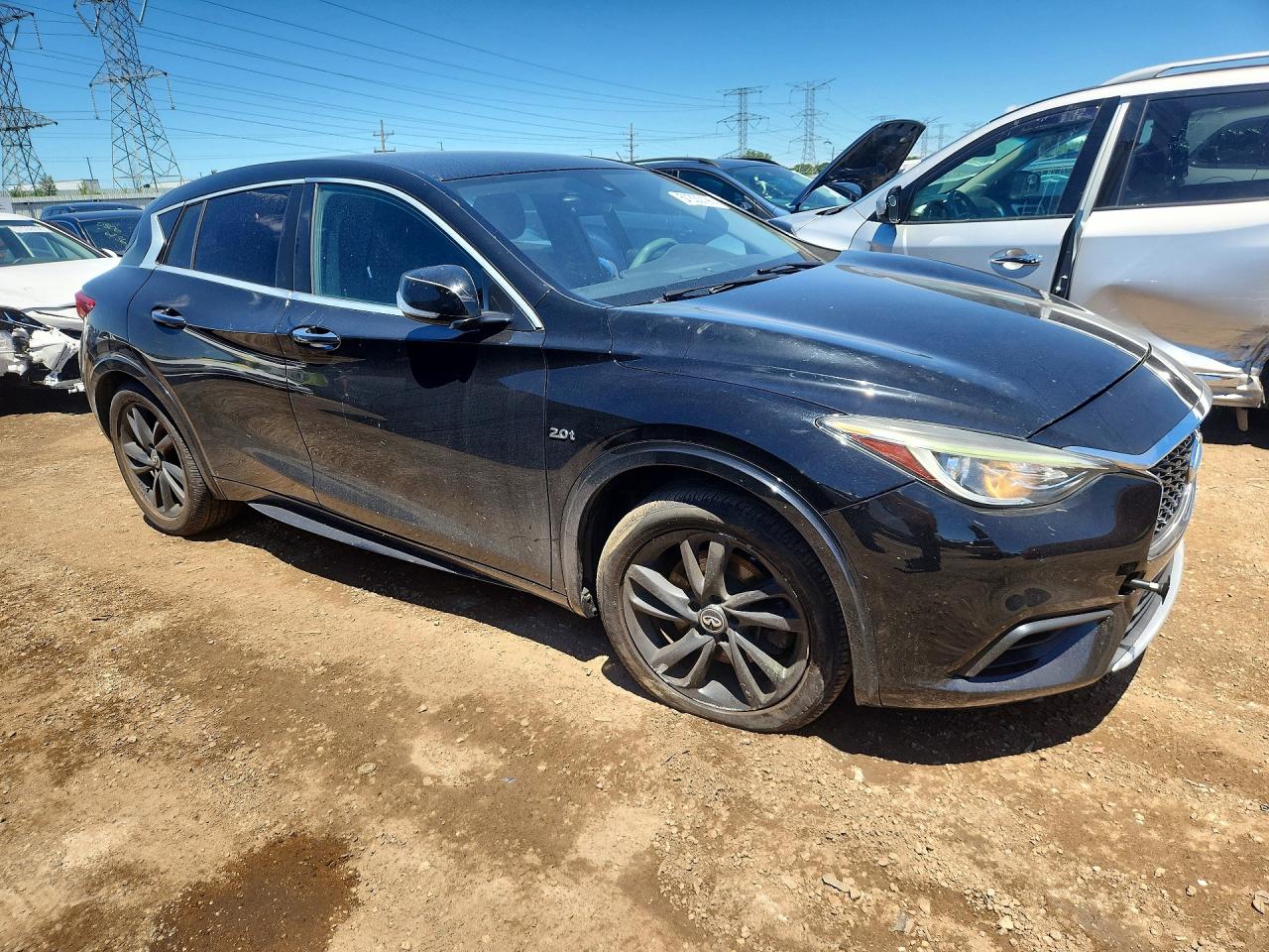 2017 Infiniti Qx30 Base Черный vin: SJKCH5CP8HA033259