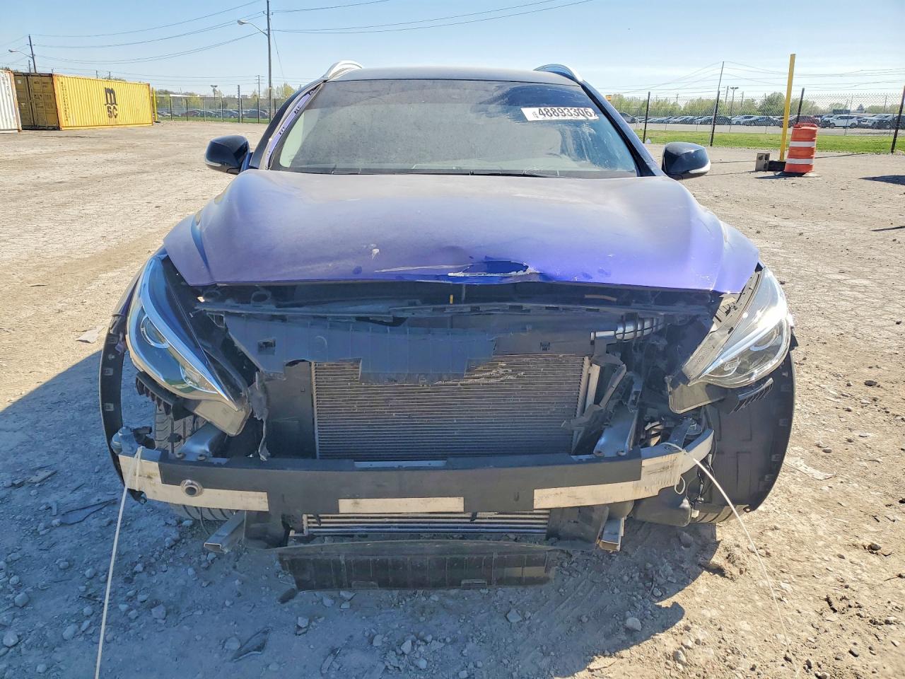 2017 Infiniti Qx30 Premium Blue vin: SJKCH5CR6HA027705