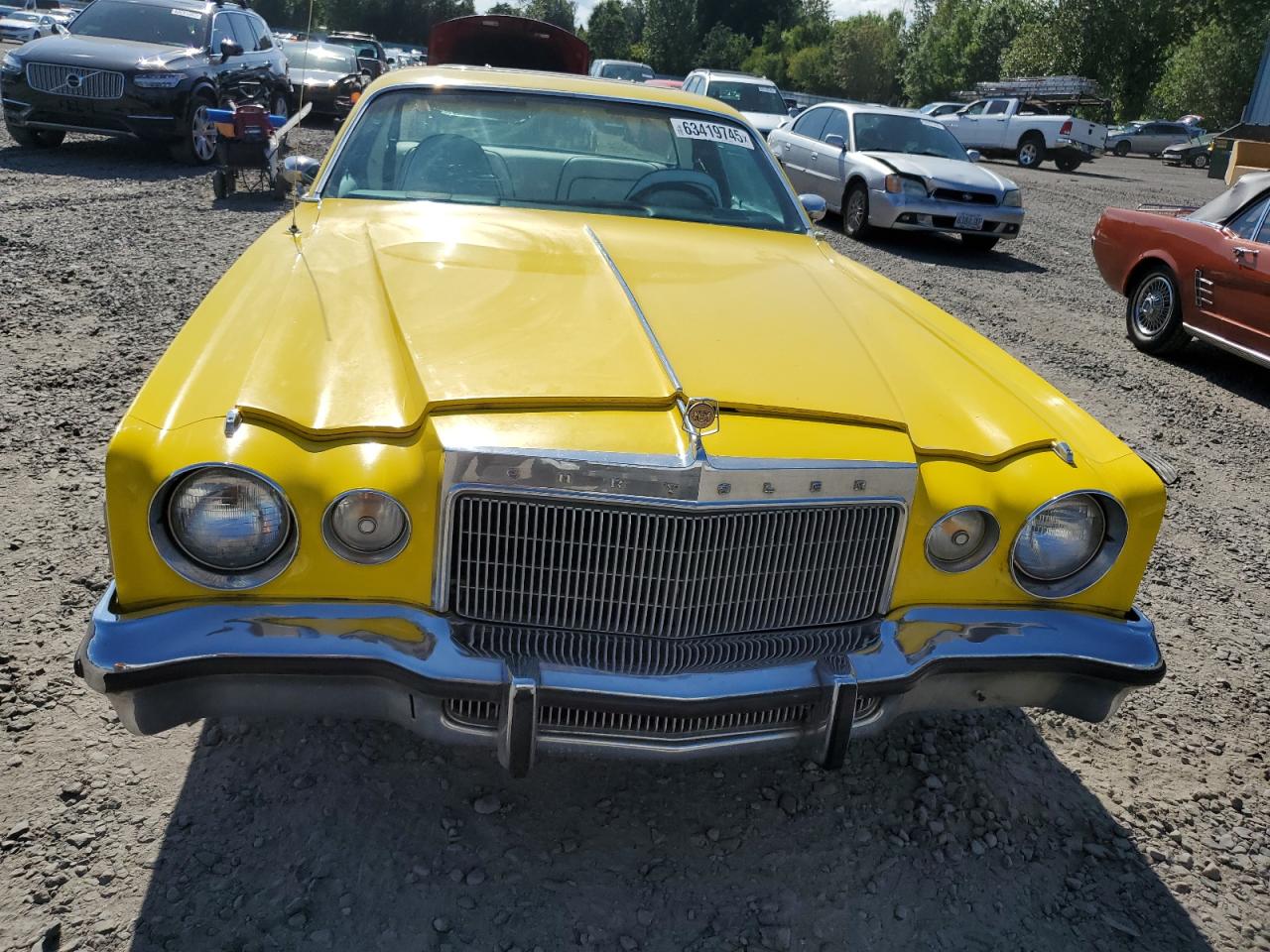 1976 Chrysler                    Cordoba Yellow vin: SS22K6R112238