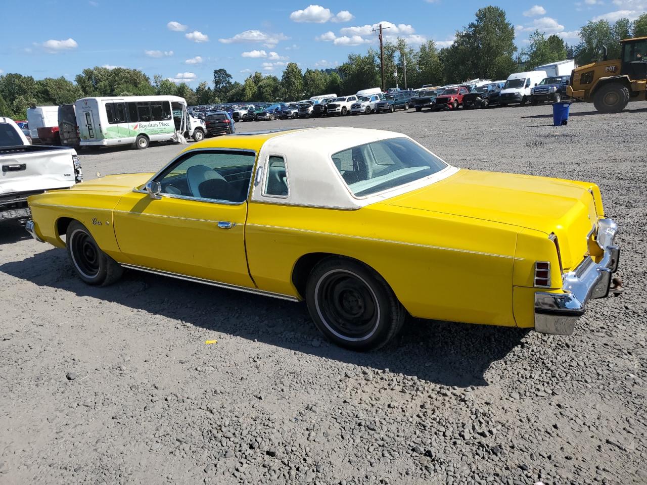 1976 Chrysler                    Cordoba Yellow vin: SS22K6R112238