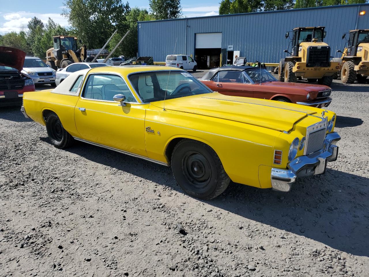 1976 Chrysler                    Cordoba Yellow vin: SS22K6R112238