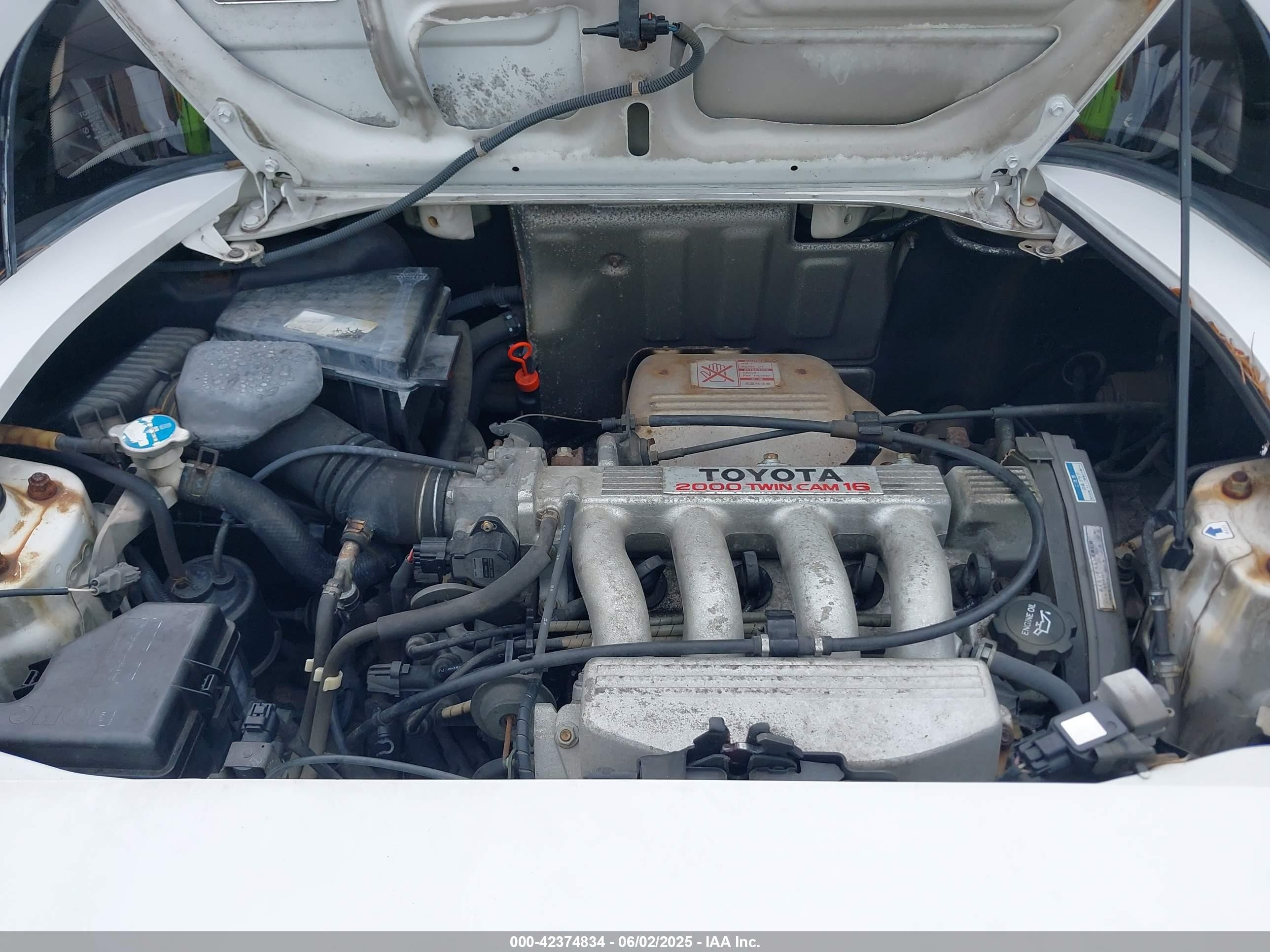 1991 Toyota Mr2   White vin: SW200041083      