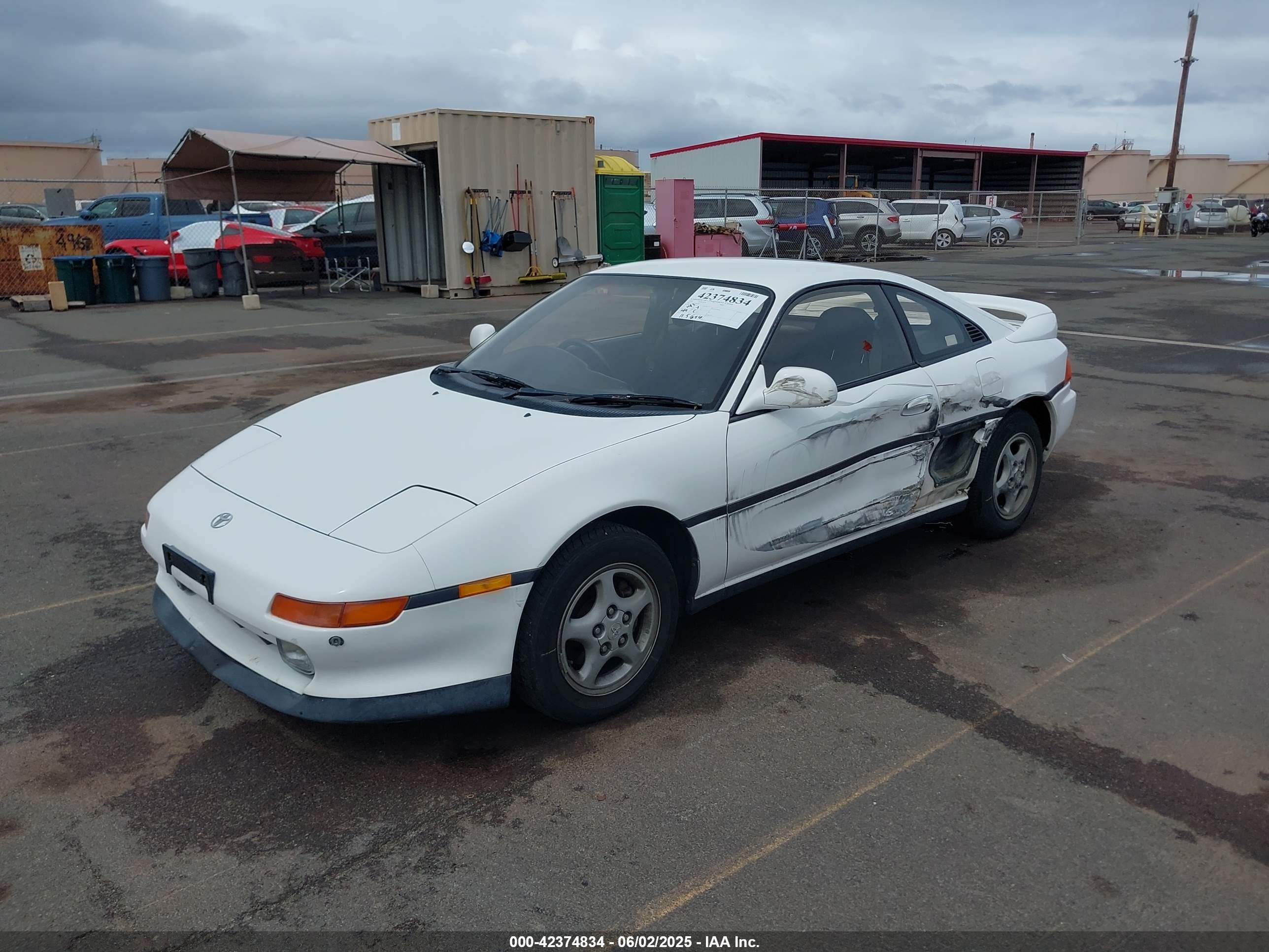 1991 Toyota Mr2   White vin: SW200041083      