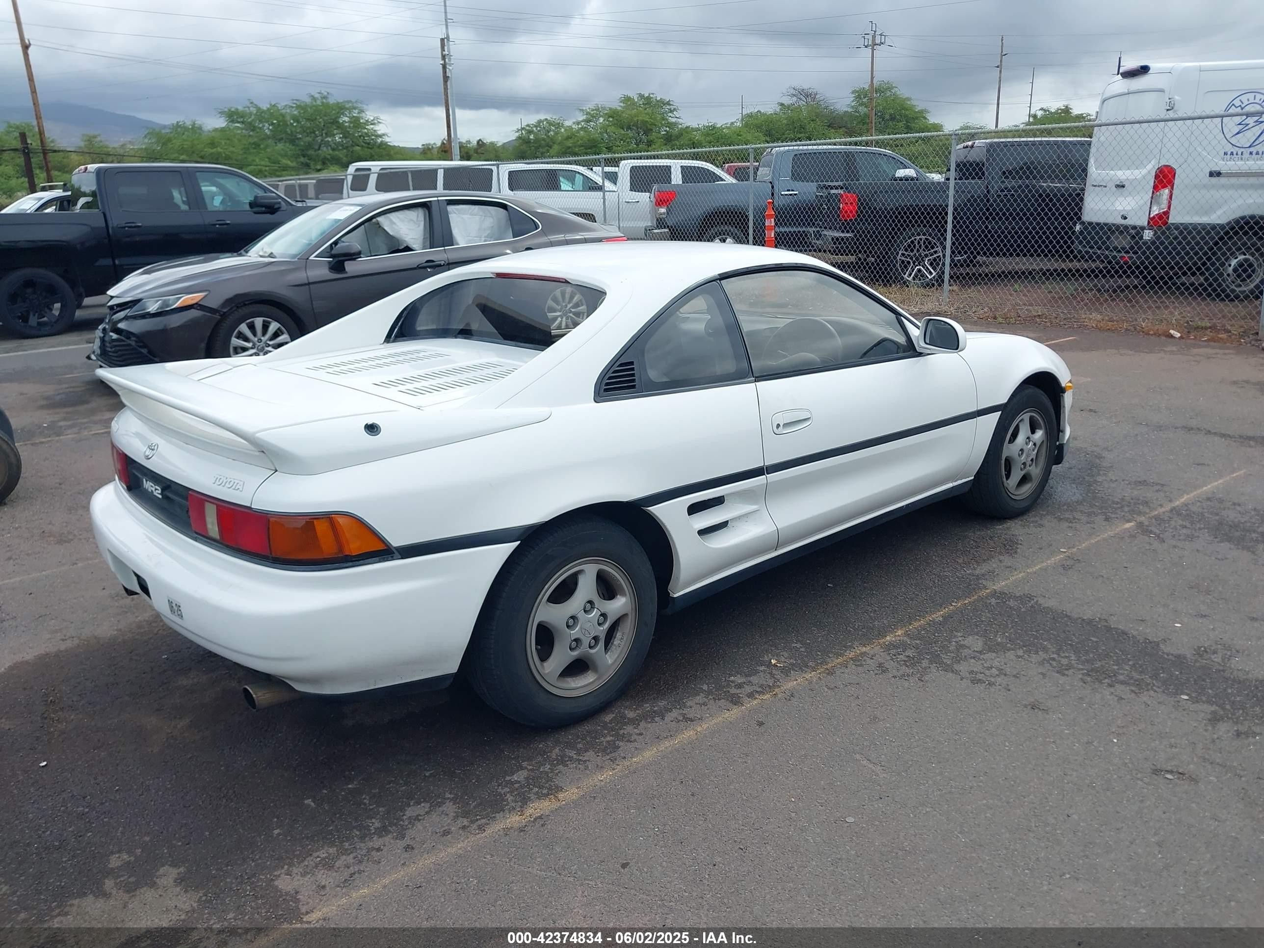 1991 Toyota Mr2   White vin: SW200041083      