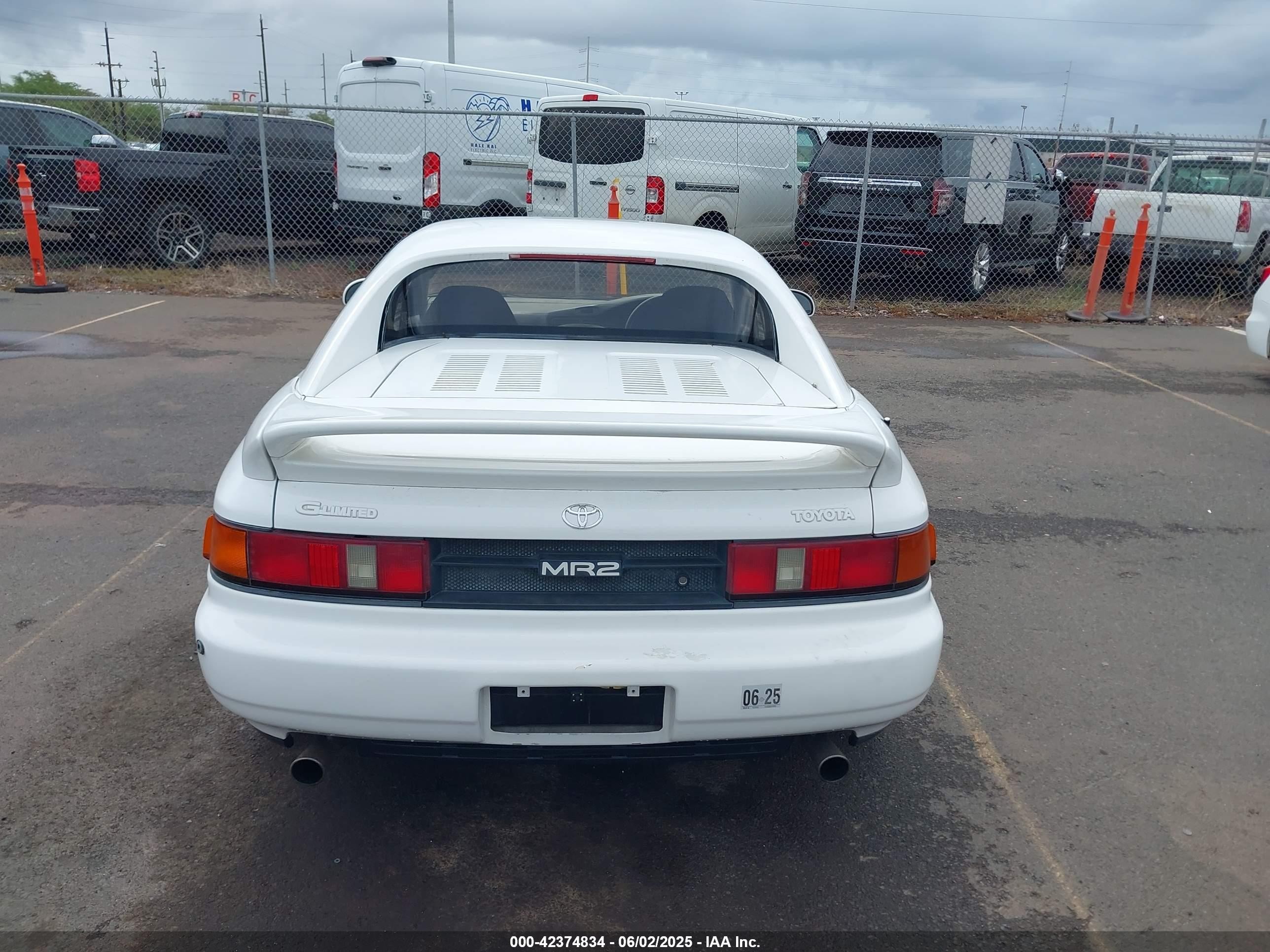 1991 Toyota Mr2   White vin: SW200041083      