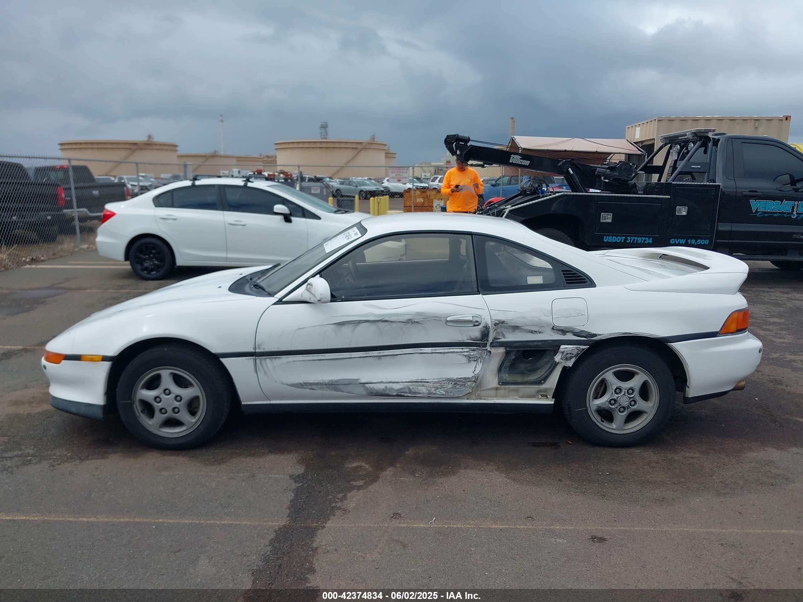 1991 Toyota Mr2   White vin: SW200041083      