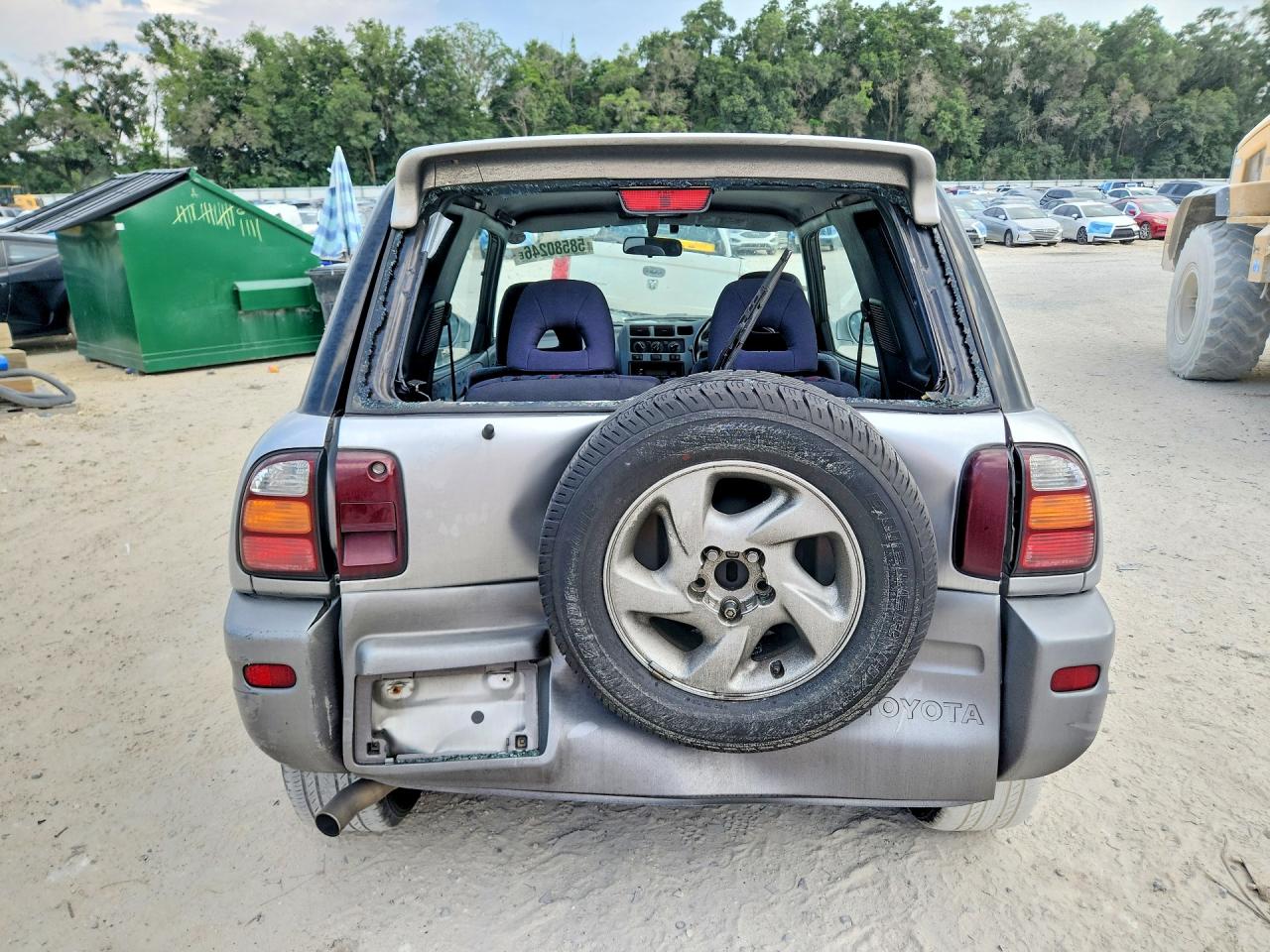 1998 Toyota Rav4 Серебряный vin: SXA100186309